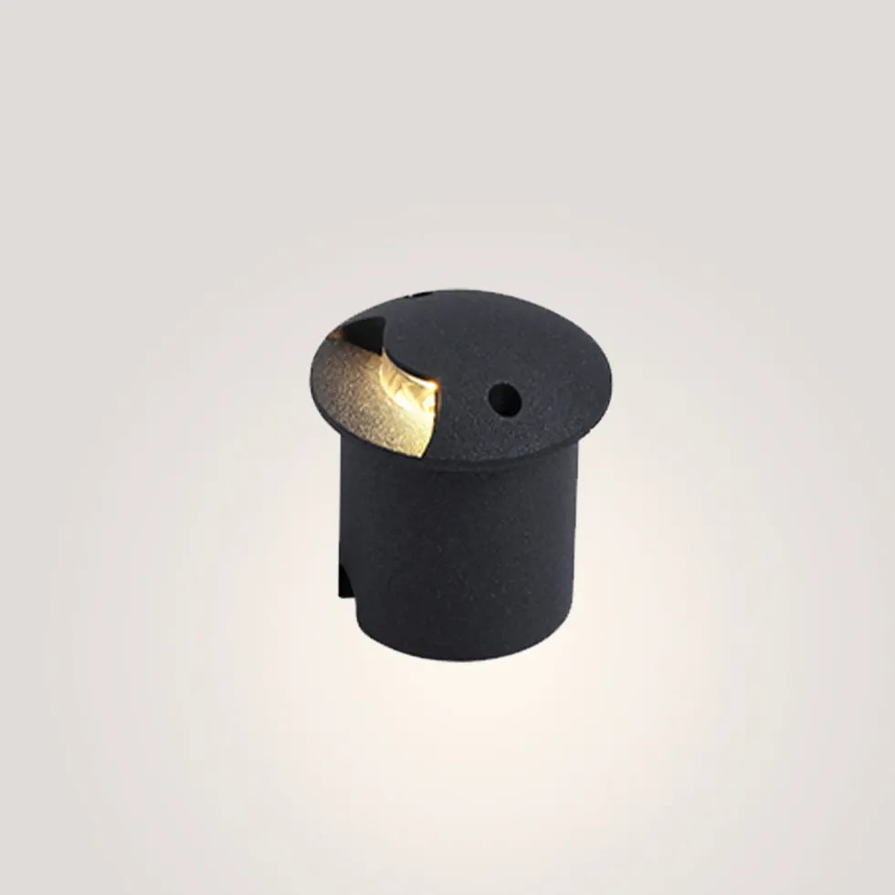 Black LED Recessed Outdoor Stair Lights - Waterproof Step Lighting for Stairs, Pathways & Garden - Perfect for Home, Deck, Patio & Landscape Illumination
