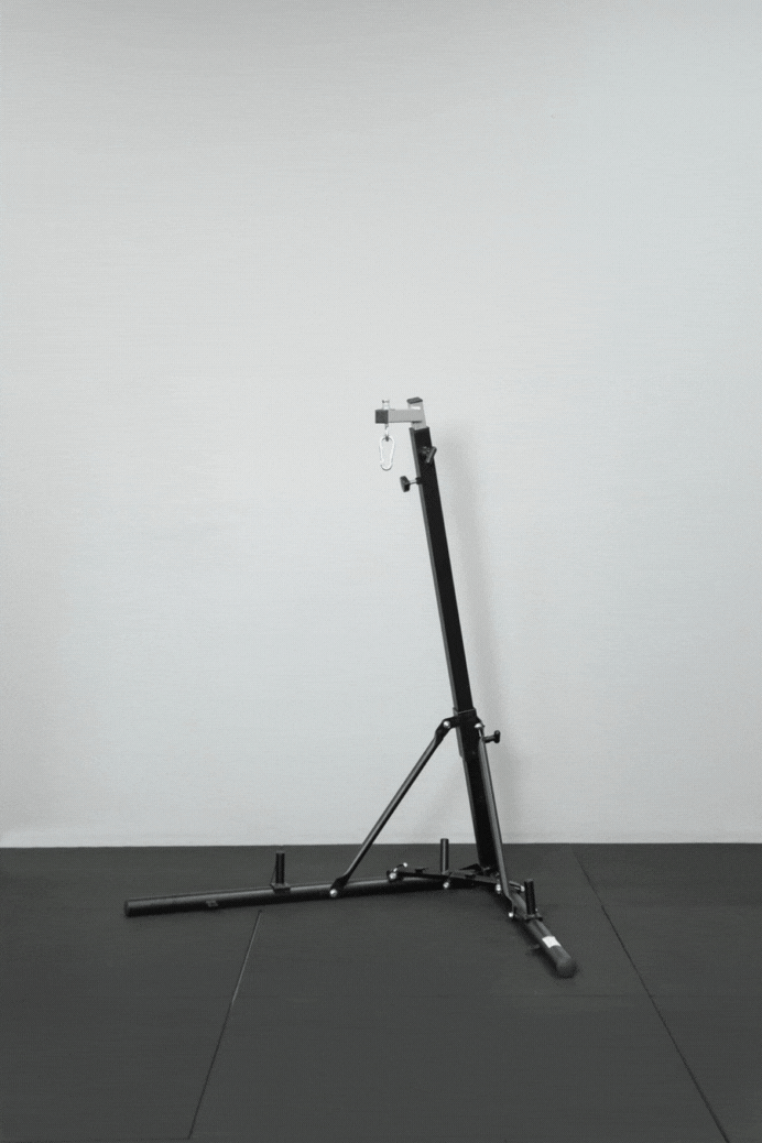 Foldable Body Iron Boxing Stand - Adjustable Heavy Bag Stand for Home Gym & Training | Perfect for Boxing, MMA, Kickboxing & Fitness Workouts