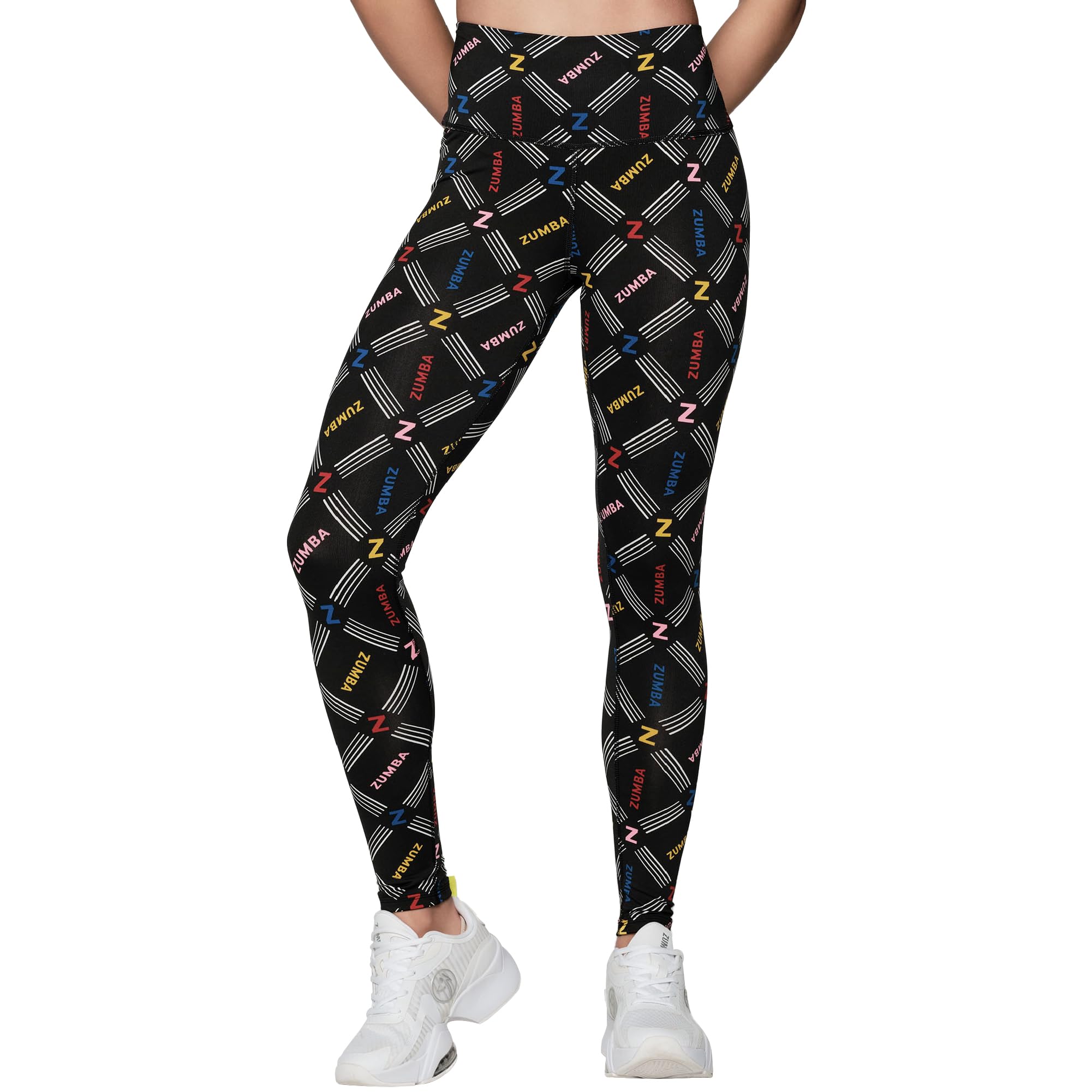 Zumba Fitness Women's Soft Dance Pants - Comfortable & Stretchy Workout Leggings for Yoga, Gym, Dance Classes & Activewear