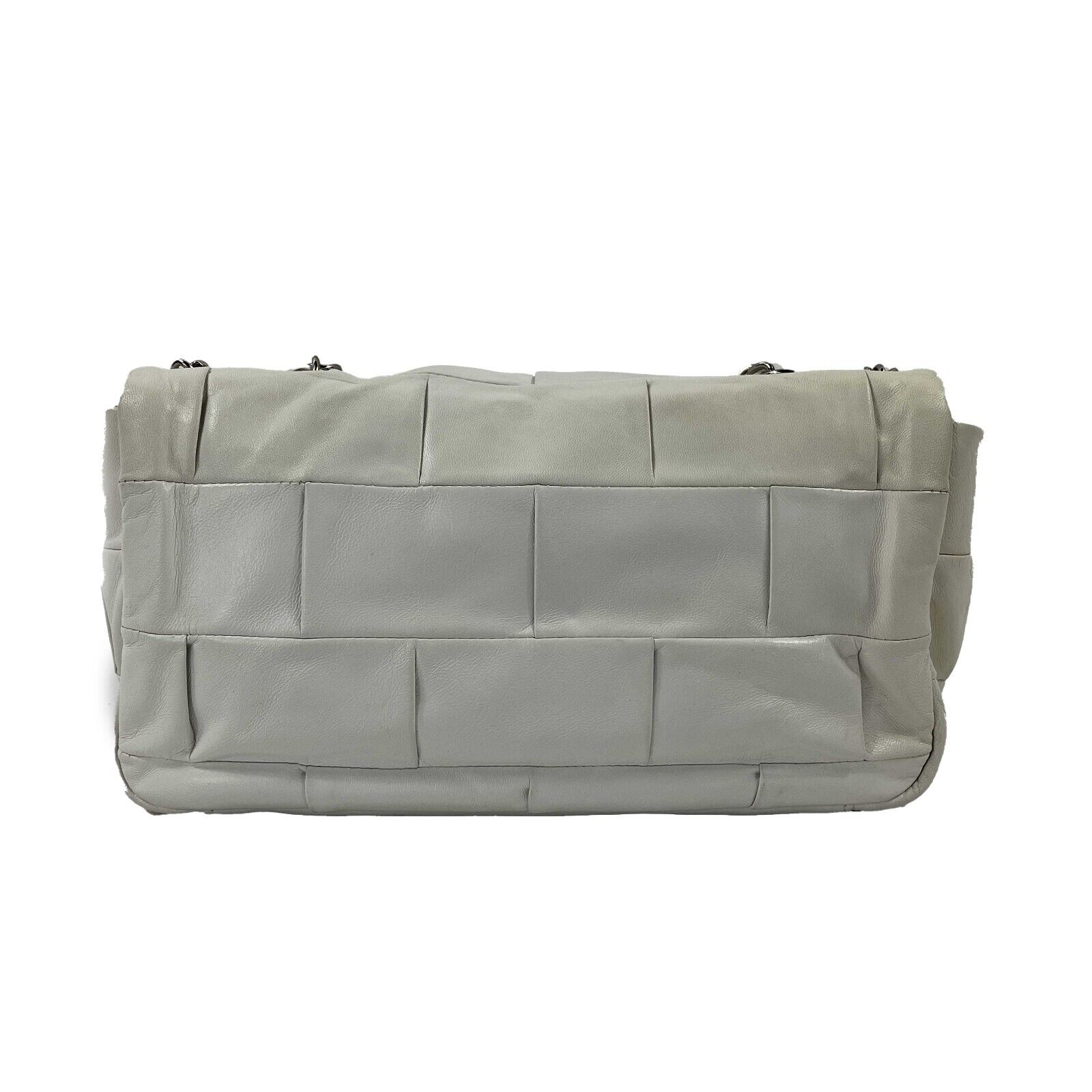 CHANEL White Lambskin Medium Mademoiselle Lock Igloo Flap Shoulder Bag for Women | Luxury Designer Handbag for Parties, Dating & Everyday Use