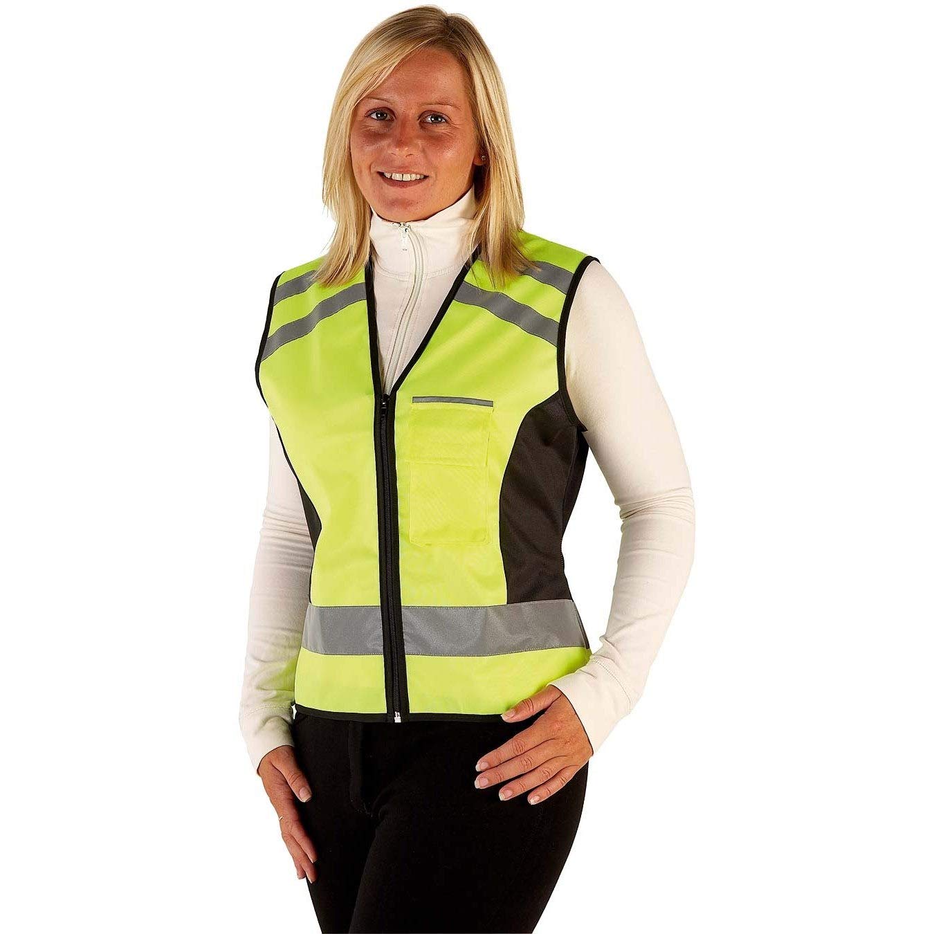 Men's X-Large Yellow & Black Waistcoat Vest - Comfortable Wide Fit for Business Casual & Outdoor Activities