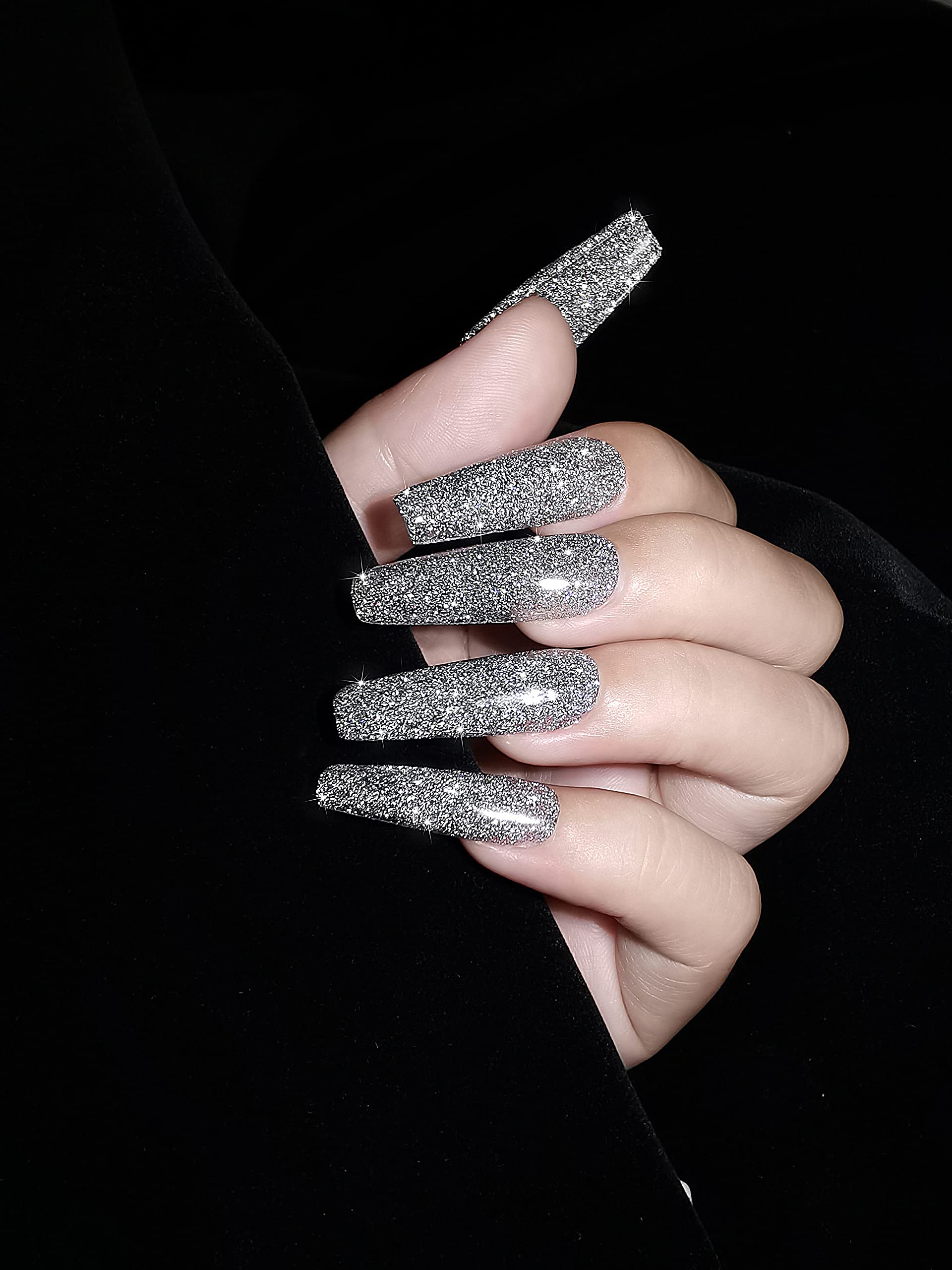 AIMEILI Reflective Gel Nail Polish Set - 12 Colors Soak Off Holographic Diamond Glitter Nail Polish Kit (8ml Each) for Salon & Home Manicure, Perfect for Parties, Weddings & Special Occasions