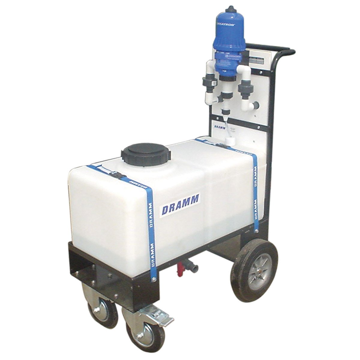 Dramm FertiCart FC20 DT Portable Fertilizer Injector Cart - Perfect for Greenhouse, Nursery, and Garden Fertilizing Applications