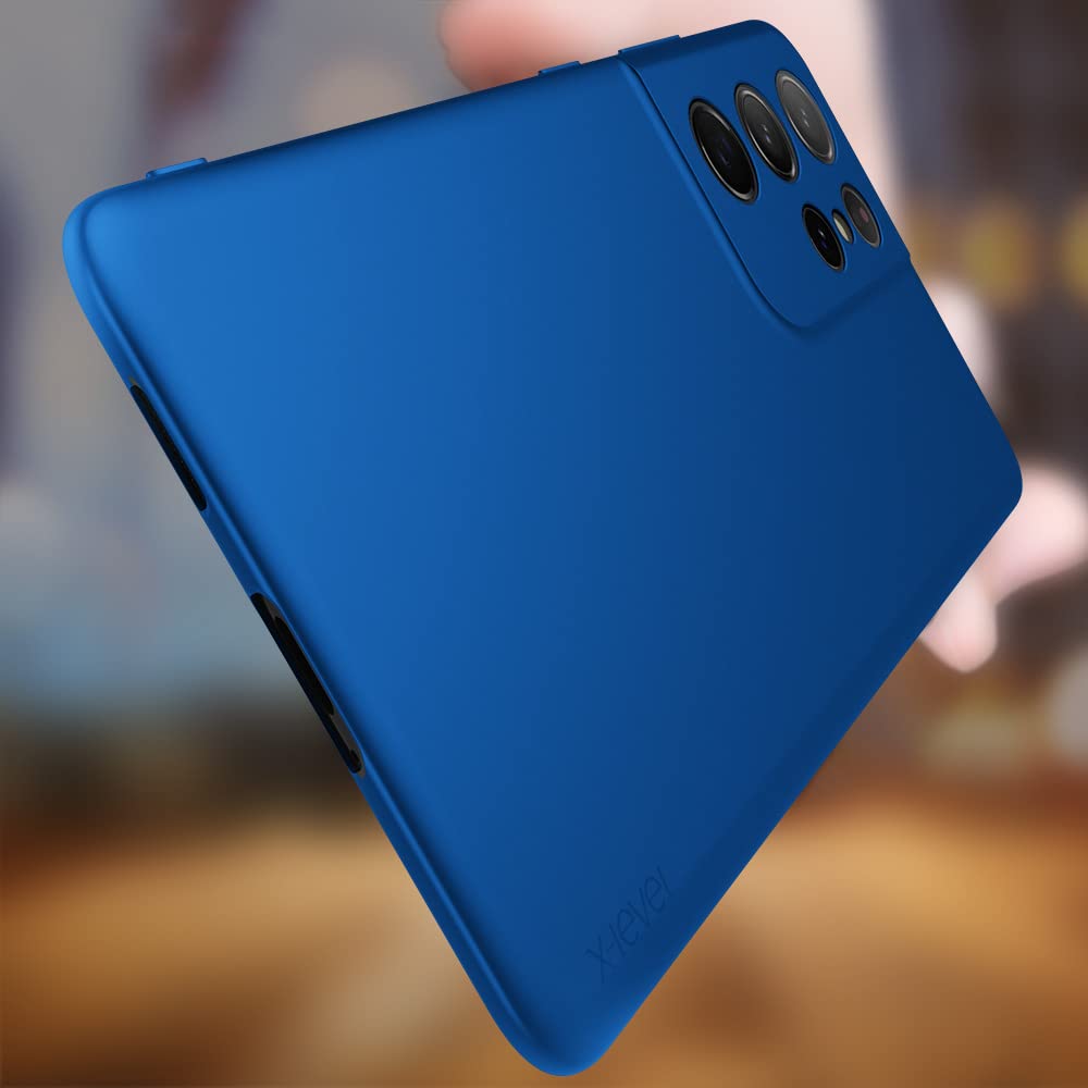 Samsung Galaxy S21 Ultra Case - Slim Fit Soft TPU Ultra Thin Protective Cover [Guardian Series] | Matte Finish Anti-Scratch Lightweight Phone Case | Compatible with Samsung S21 Ultra (Blue) | Perfect for Everyday Use, Travel & Outdoor Activities