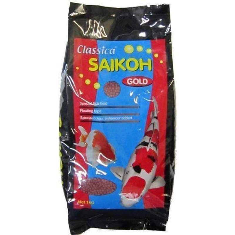 Premium Floating Fish Food Pellets for Goldfish & Koi - Color Enhancing Nutrition for Pond & Aquarium Use
