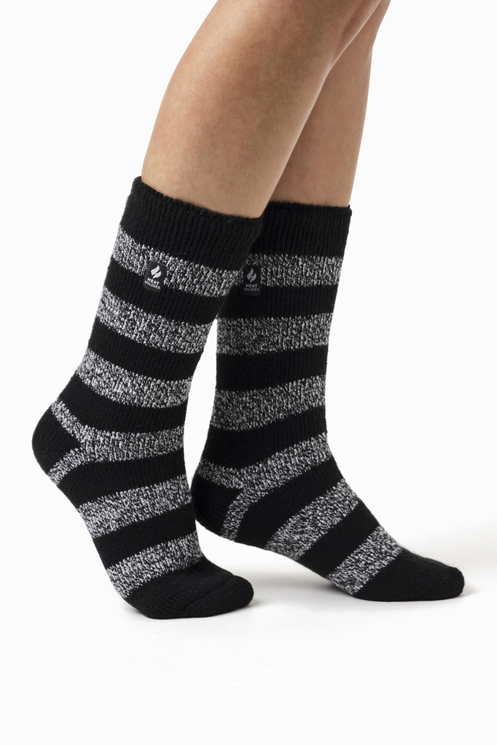 HEAT HOLDERS Women's Fleece Insulated Thermal Socks - Ultra Warm Fuzzy Boot Socks for Winter | Perfect for Cold Weather, Snow Boots & Cozy Indoor Wear