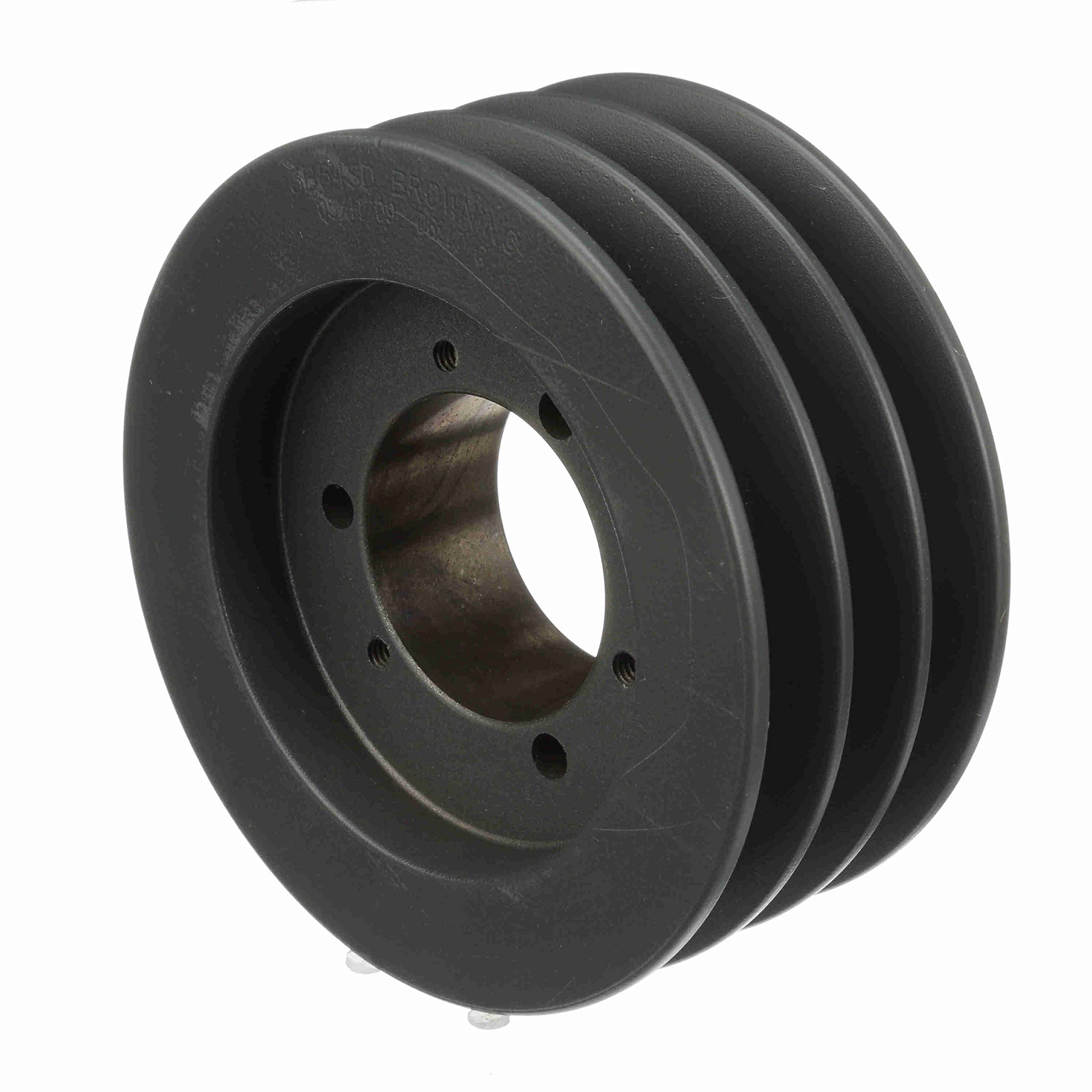 3B54SD Q-D Sheave - Cast Iron 3 Groove Pulley for A or B Belts with SD Bushing - Ideal for Industrial Machinery, HVAC Systems, and Agricultural Equipment