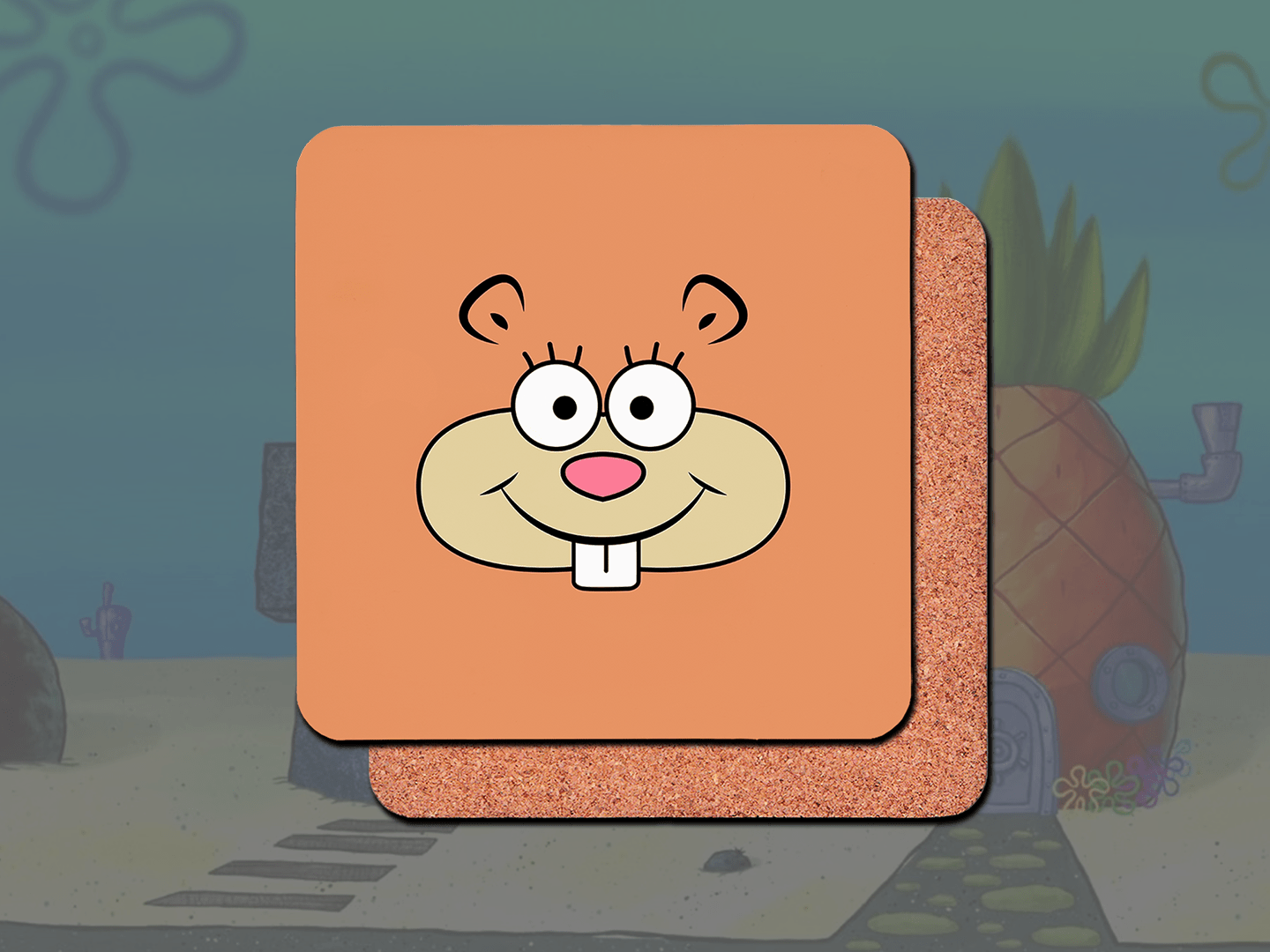 SpongeBob SquarePants Sandy Cheeks Coffee Mug - Funny Cartoon Character Ceramic Cup for Hot & Cold Drinks - Perfect Gift for Fans, Office Use, Home Decor, and TV Show Lovers