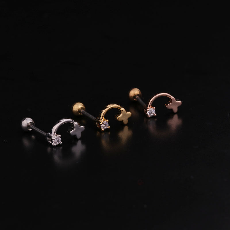 20G Cartilage Tiny Stud Earrings for Conch, Tragus & Helix Piercings - Hypoallergenic Stainless Steel Body Jewelry | Perfect for Daily Wear, Parties & Gifts