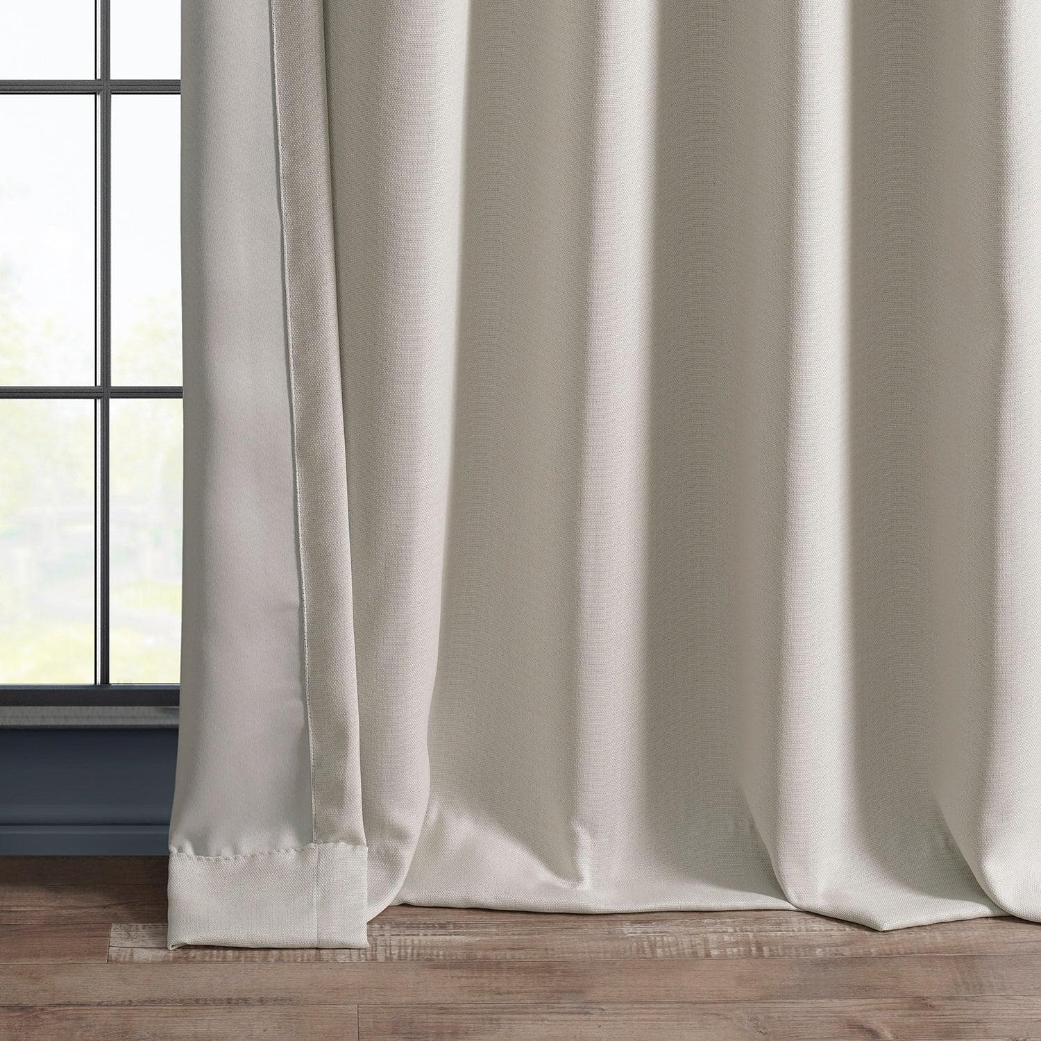 Blackout Curtains with Birch Texture - Faux Linen Window Drapes for Bedroom & Living Room - Light Blocking Thermal Insulated Panels for Better Sleep & Energy Efficiency