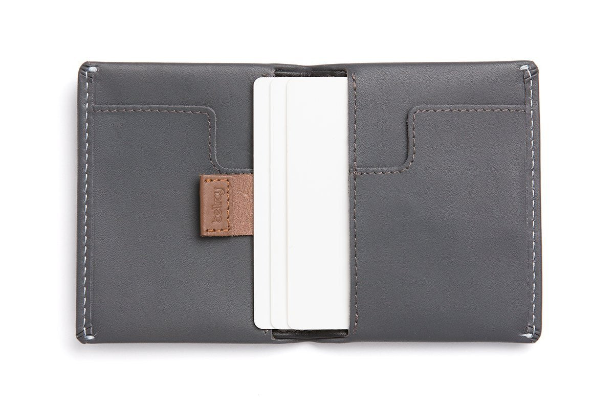 Bellroy Slim Sleeve Wallet - Ultra Thin Minimalist RFID Blocking Leather Wallet for Men - Perfect for Everyday Carry, Travel & Business Use