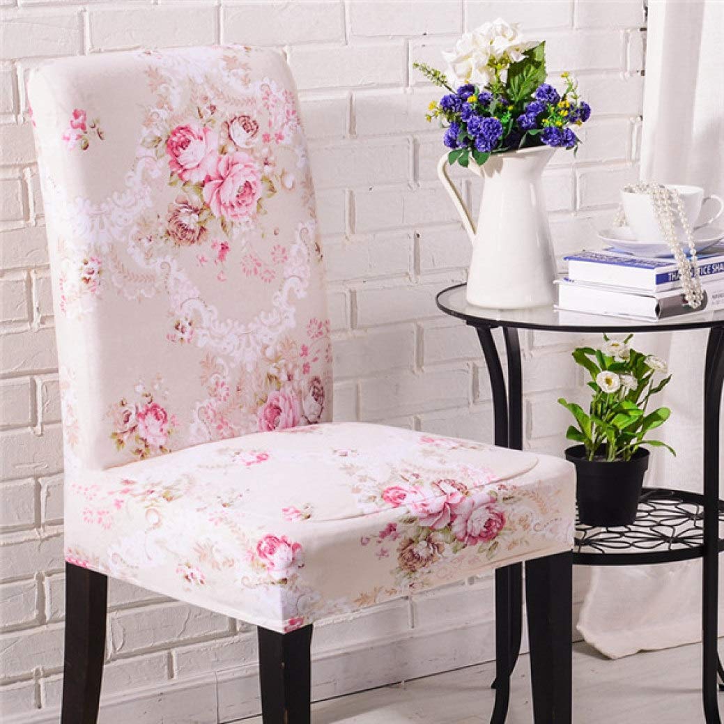 LUCACO 1/2/4 Pack Washable Stretch Dining Chair Covers - Removable Fitted Slipcovers for Home & Hotel Furniture Protection - Perfect for Dining Room, Restaurant, and Office Use