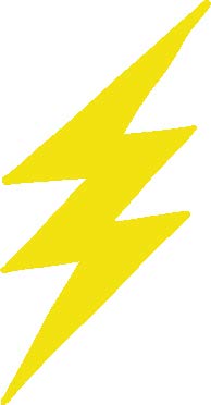 5 Inch Lightning Bolt Vinyl Decal - Premium 2.5mil Thick Yellow Vinyl Sticker for Cars, Trucks, Windows, Laptops & Tablets - Weatherproof Outdoor Decoration - Perfect for Customizing Vehicles, Tech Devices & Home Decor