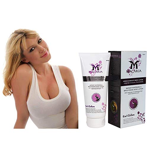 MACARIA Miracle Beauty Body Lotion - Whitening Moisturizer for Face & Body | Women's Skin Brightening Cream | Perfect for Daily Hydration & Evening Skin Care Routine