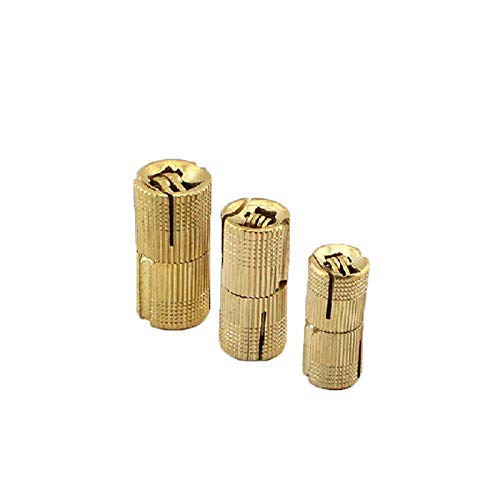 4PCS Copper Concealed Hinges for Wooden Boxes, Gift Boxes & Worktops - 18mm Hidden Barrel Hinges - Durable Cabinet Hardware for DIY Furniture & Home Decor Projects