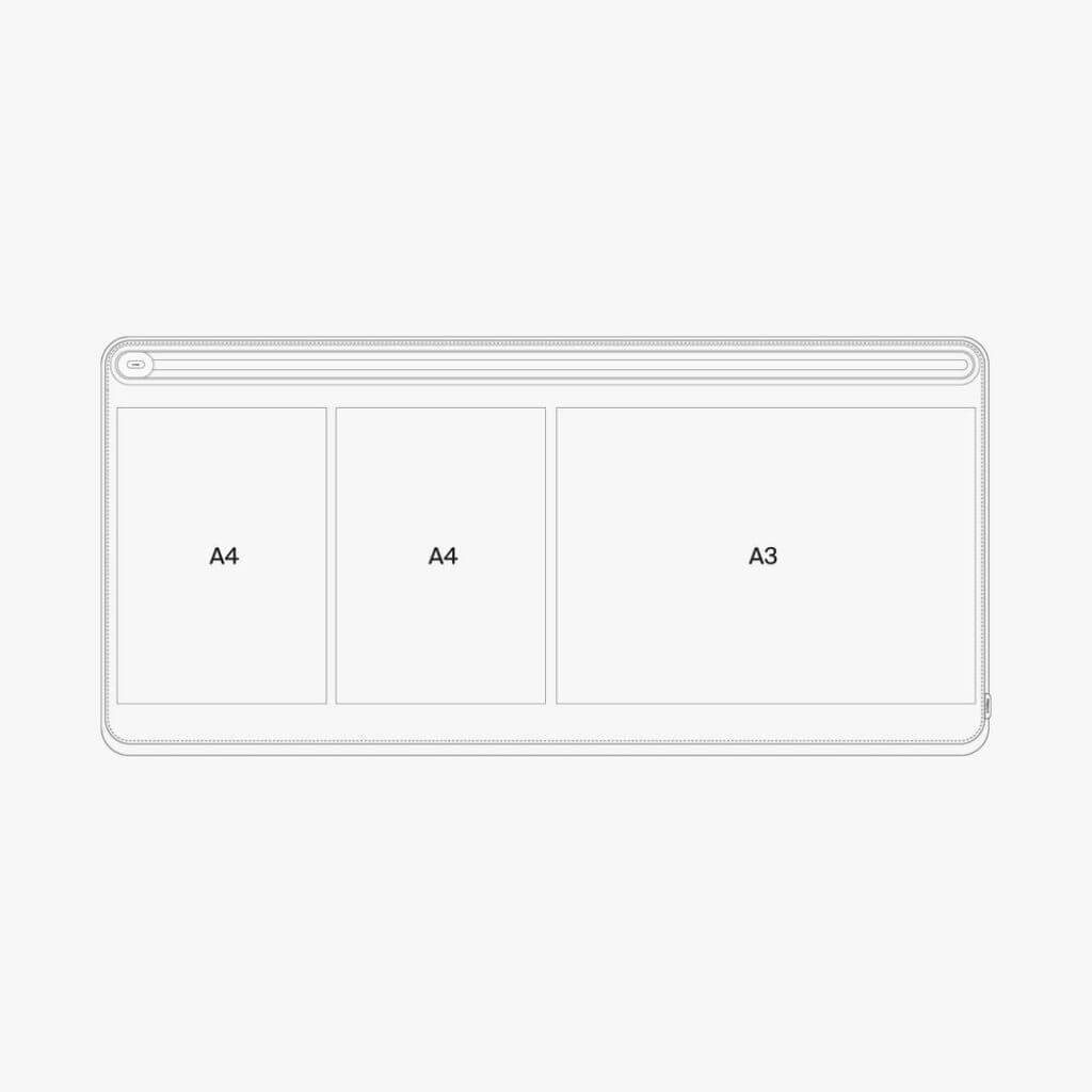 Orbitkey Large Desk Mat - Premium Office Desk Pad for Work & Study - Non-Slip, Waterproof & Comfortable Writing Surface for Home & Office Workspace