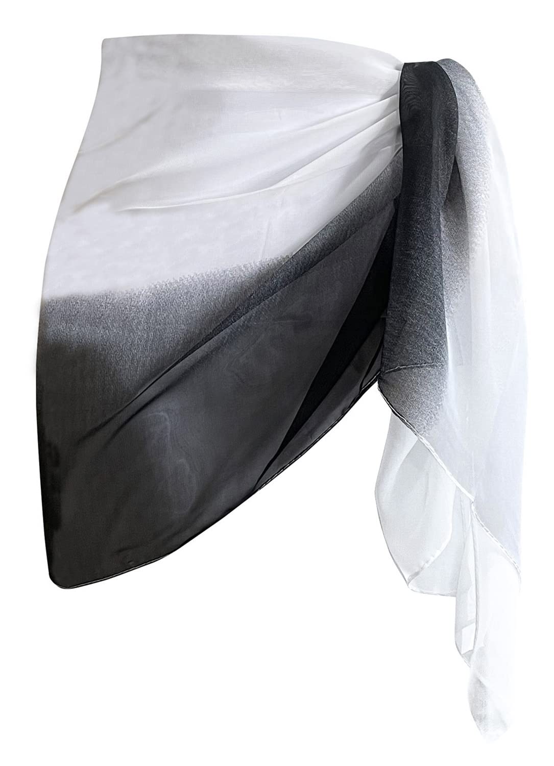Women's Chiffon Beach Cover Up Skirt - Lightweight Sarong Wrap for Swimsuits | Perfect for Poolside, Beach Vacations & Summer Outings