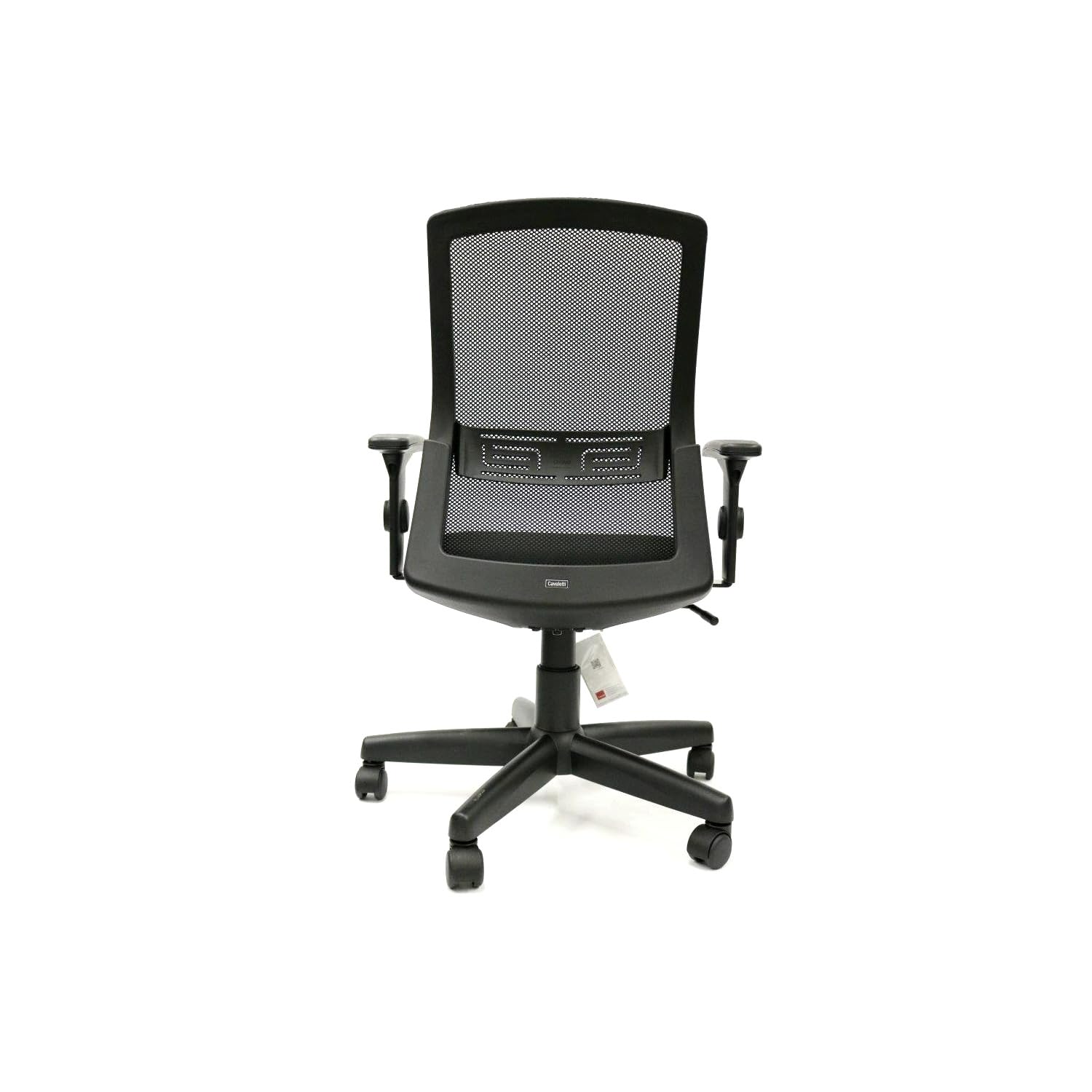 MOOV Light Ergonomic Office Chair - High-Back Mesh Computer Desk Chair with Adjustable Lumbar Support, Height & Arms - Breathable Fabric for Home & Office Workspaces - Black