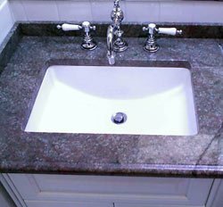 Nantucket Rectangular Ceramic Bathroom Sink - White Porcelain Drop-in Vanity Sink for Modern & Farmhouse Bathrooms | Perfect for Powder Rooms, Guest Baths & Master Suites