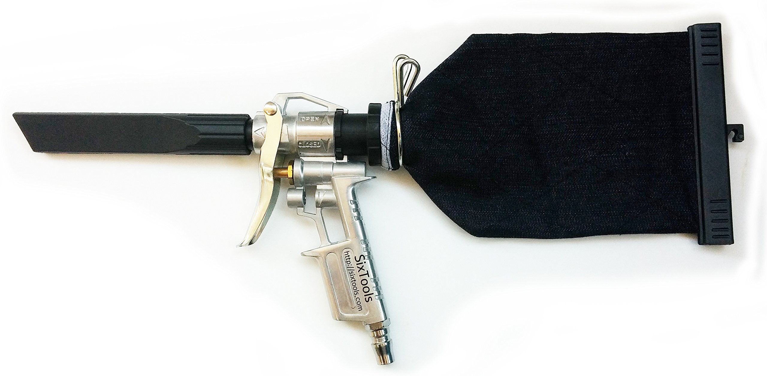 High-Powered Air Vacuum Dust Suction Cleaner Gun for Home, Office & Workshop - Perfect for Cleaning Electronics, Keyboards, Cars & Hard-to-Reach Areas