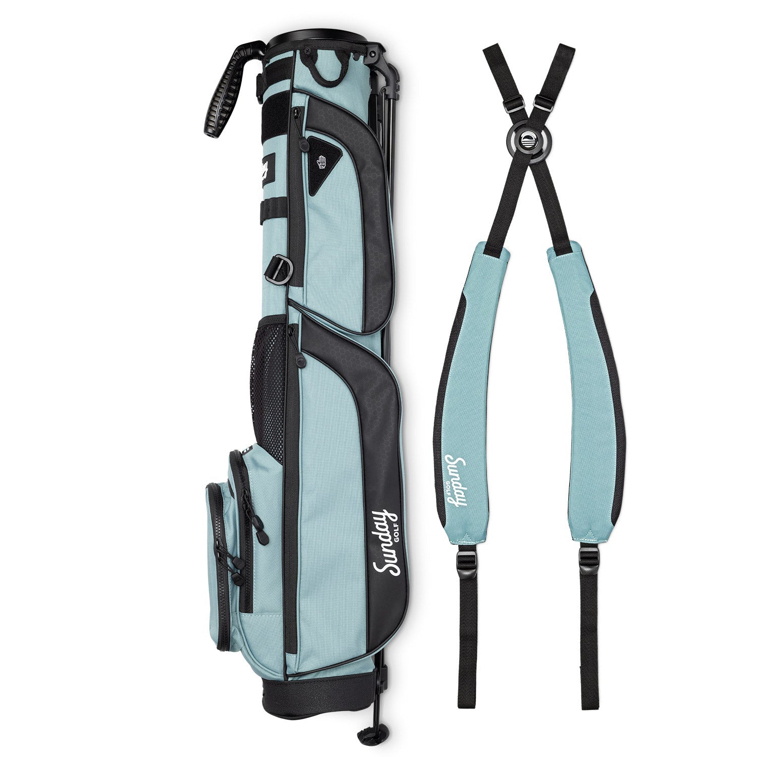 Sunday Golf LOMA XL Stand Bag in Seafoam Green | Lightweight Golf Bag with 6-Way Top & Comfortable Straps | Perfect for Weekend Golfers & Course Play
