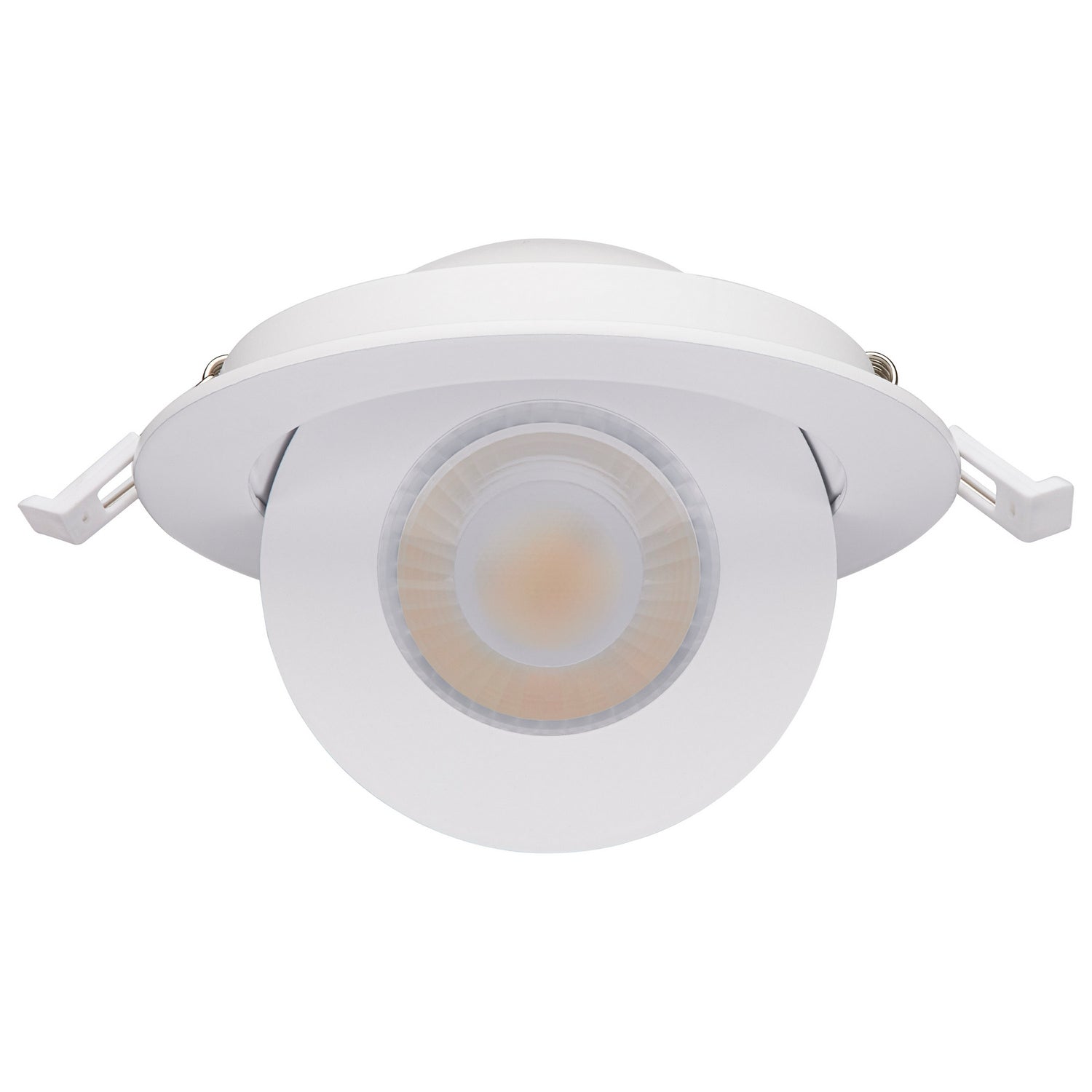 4 Inch Round Gimbal Downlight with Remote Driver - 750 Lumens, 5 Color Temperatures (2700K-6500K) - Adjustable Recessed Lighting for Kitchen, Living Room, Bedroom & Office