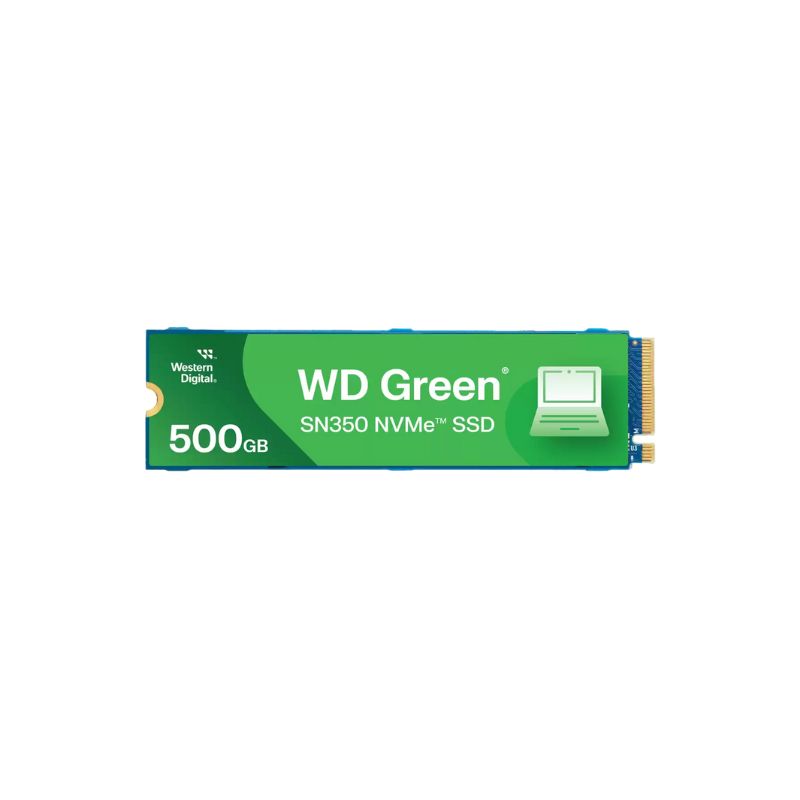 WD SN350 500GB NVMe Internal SSD - High-Speed M.2 Solid State Drive for Gaming, Laptop & Desktop PC Upgrade - Green