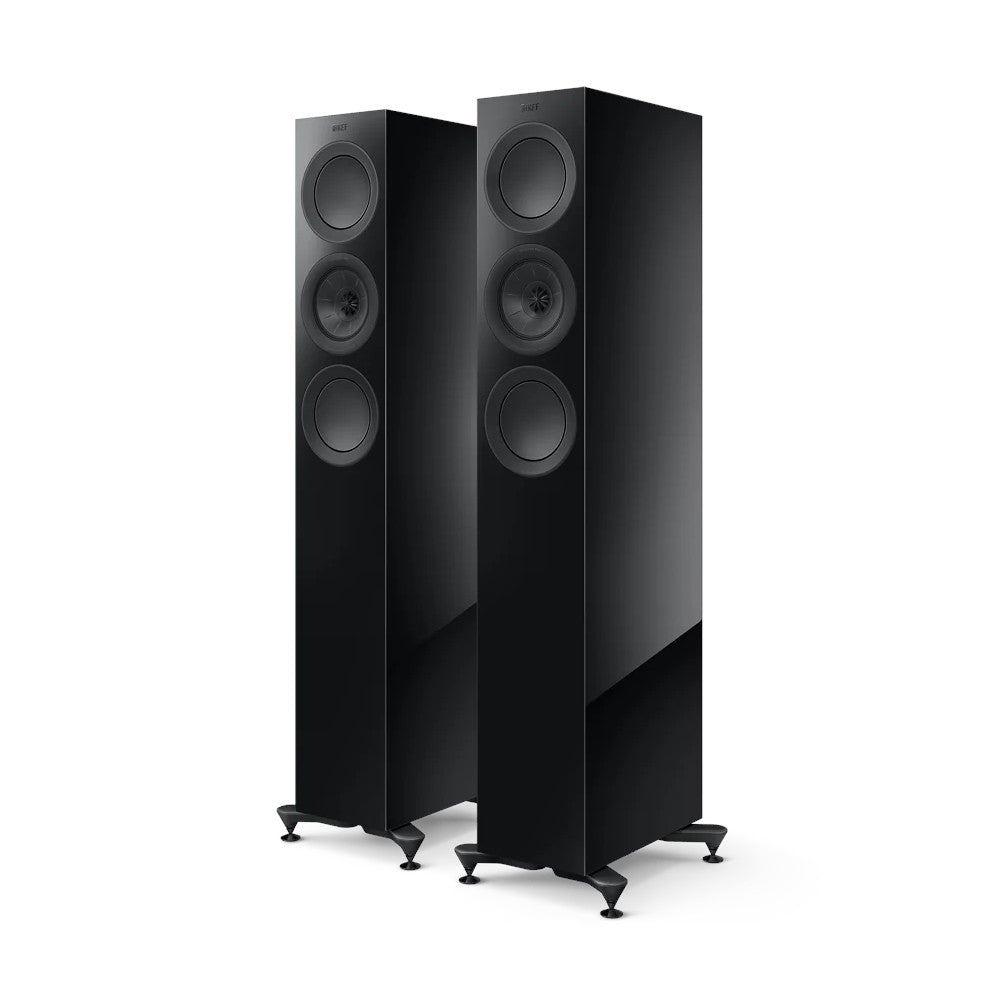 KEF R5 Meta Floorstanding Speakers - High-End HiFi Audio System for Home Theater & Music Listening | Perfect for Living Room, Studio & Audiophile Enthusiasts