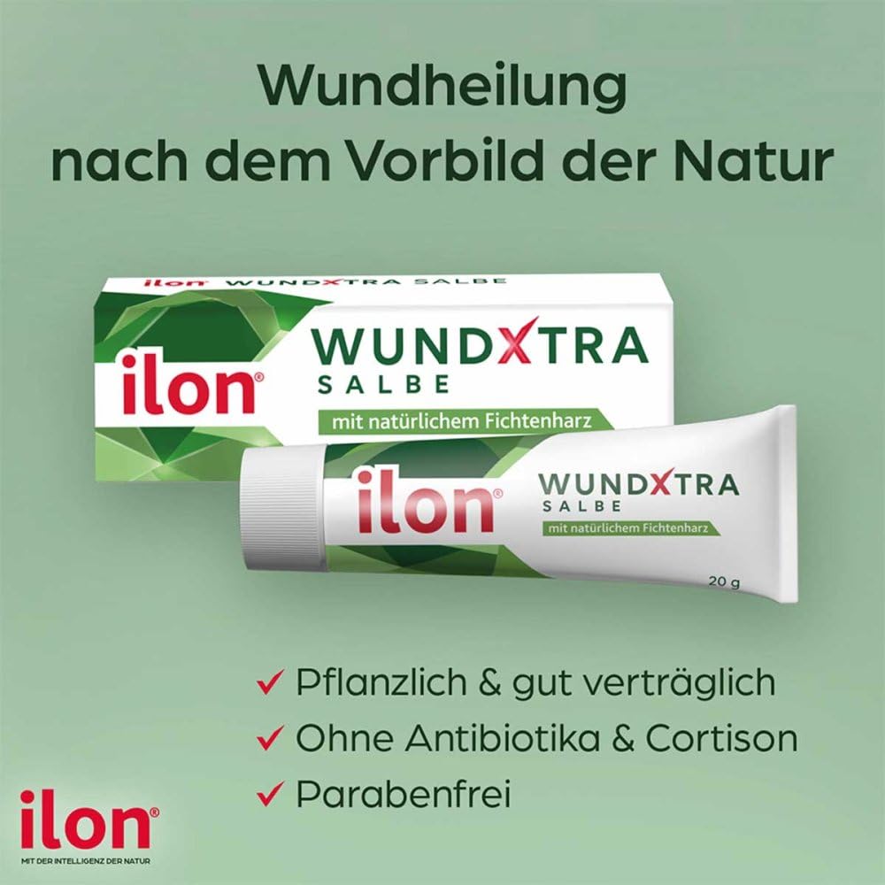 ILON WundXtra Healing Ointment 20g - Fast Relief for Cuts, Scrapes & Minor Burns | First Aid & Wound Care Solution