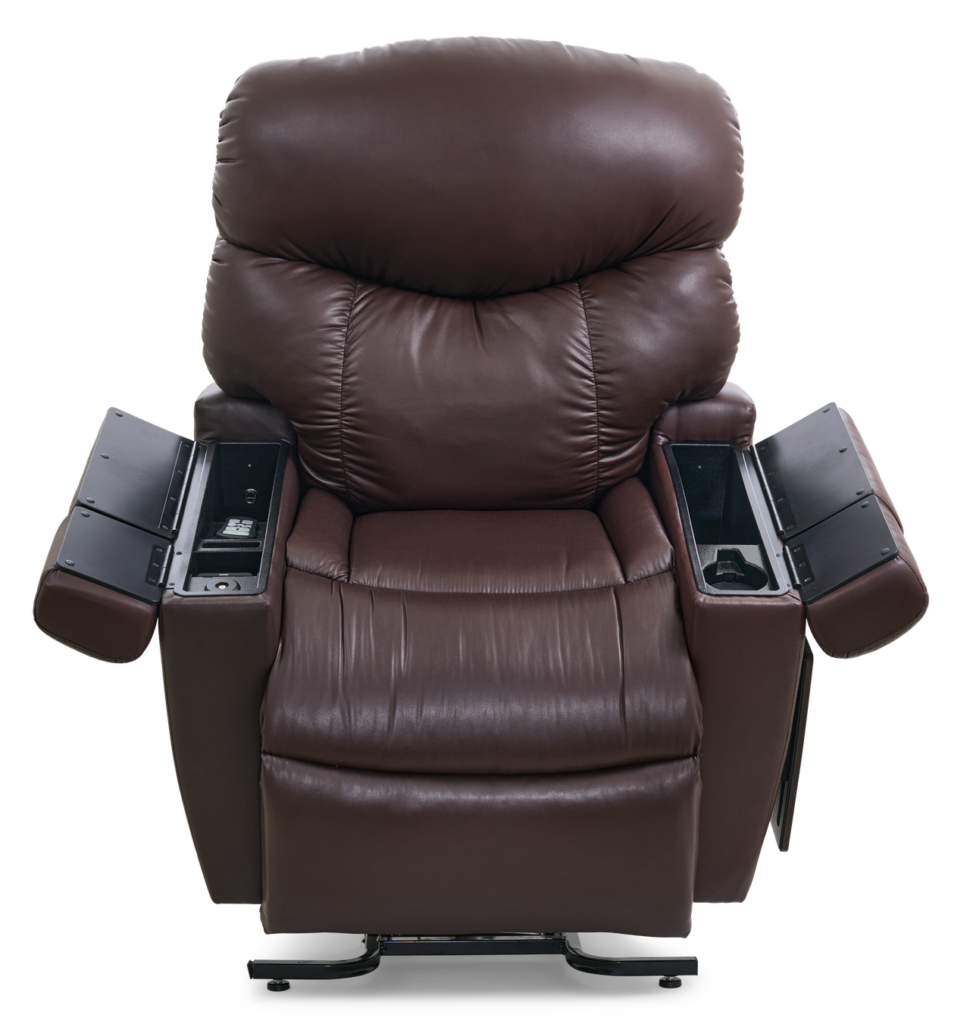 Golden Cloud Plus Lift Chair PR 511 - Large Recliner with Coffee Bean Brisa Leather | Power Lift Assist for Elderly & Mobility Needs | Perfect for Living Room, Bedroom & Home Theater Comfort