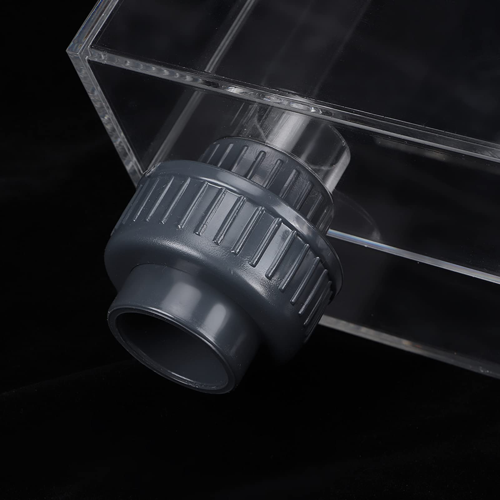 High-Quality Acrylic Self-Starting Siphon Hang-On Overflow Box - Super Quiet for Fish Tanks & Aquariums | Perfect for Saltwater & Freshwater Setups