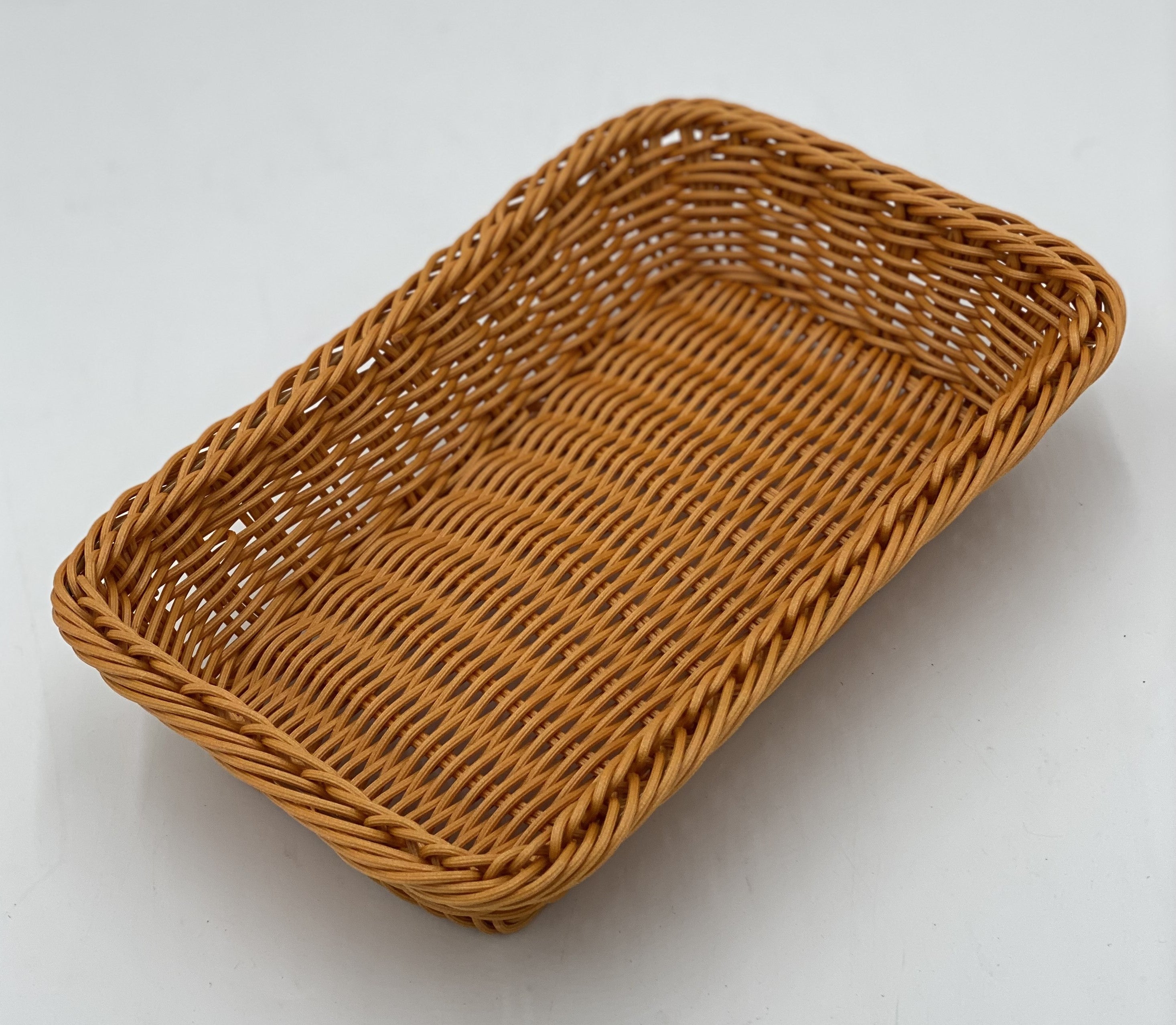 12x8x2.5 Inch Rectangular Bread Basket - Perfect for Serving Bread, Pastries, and Baked Goods at Parties, Restaurants, and Home Dining