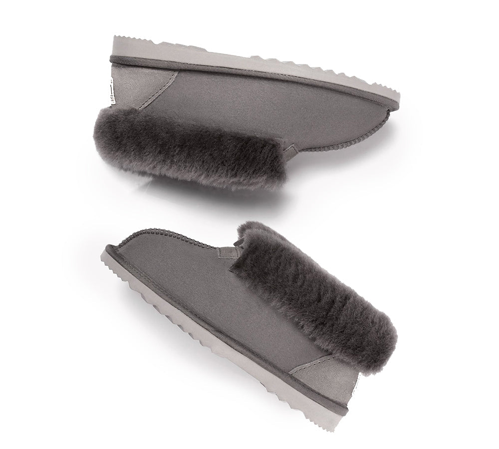 Urban UGG® Australian Made Sheepskin Wool Slippers - Cozy Winter Indoor/Outdoor House Shoes for Women & Men