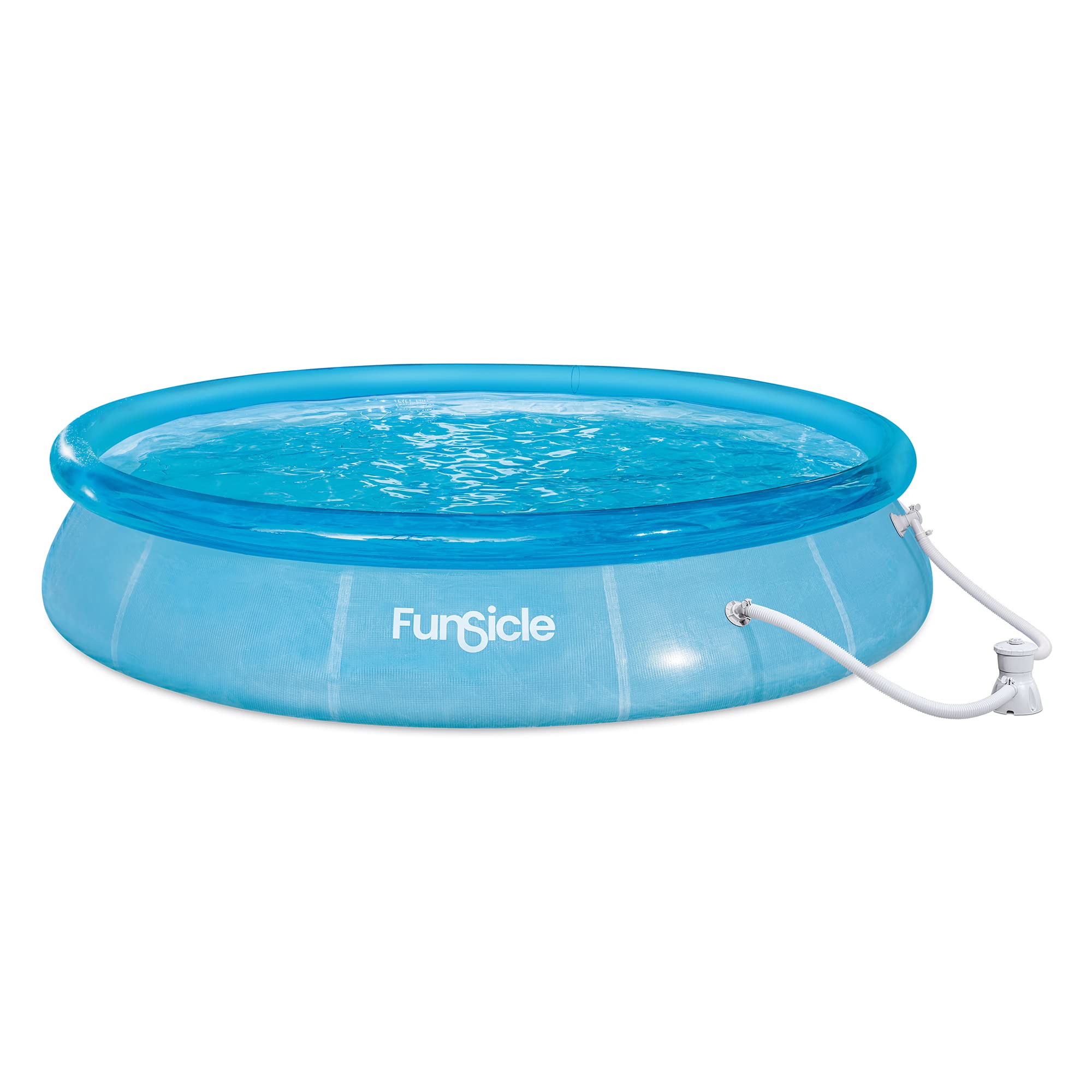 **Inflatable Above Ground Swimming Pool Set with Pump & Filter - Quick Setup Round Blue Pool for Outdoor Family Fun, Backyard Parties & Summer Relaxation**