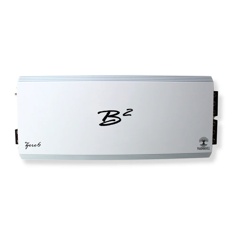 B2 Audio ZERO Yggdrasil 6000W 1 Ohm Monoblock Class D Car Amplifier - High Power Bass Boost for Subwoofers in Trucks & SUVs