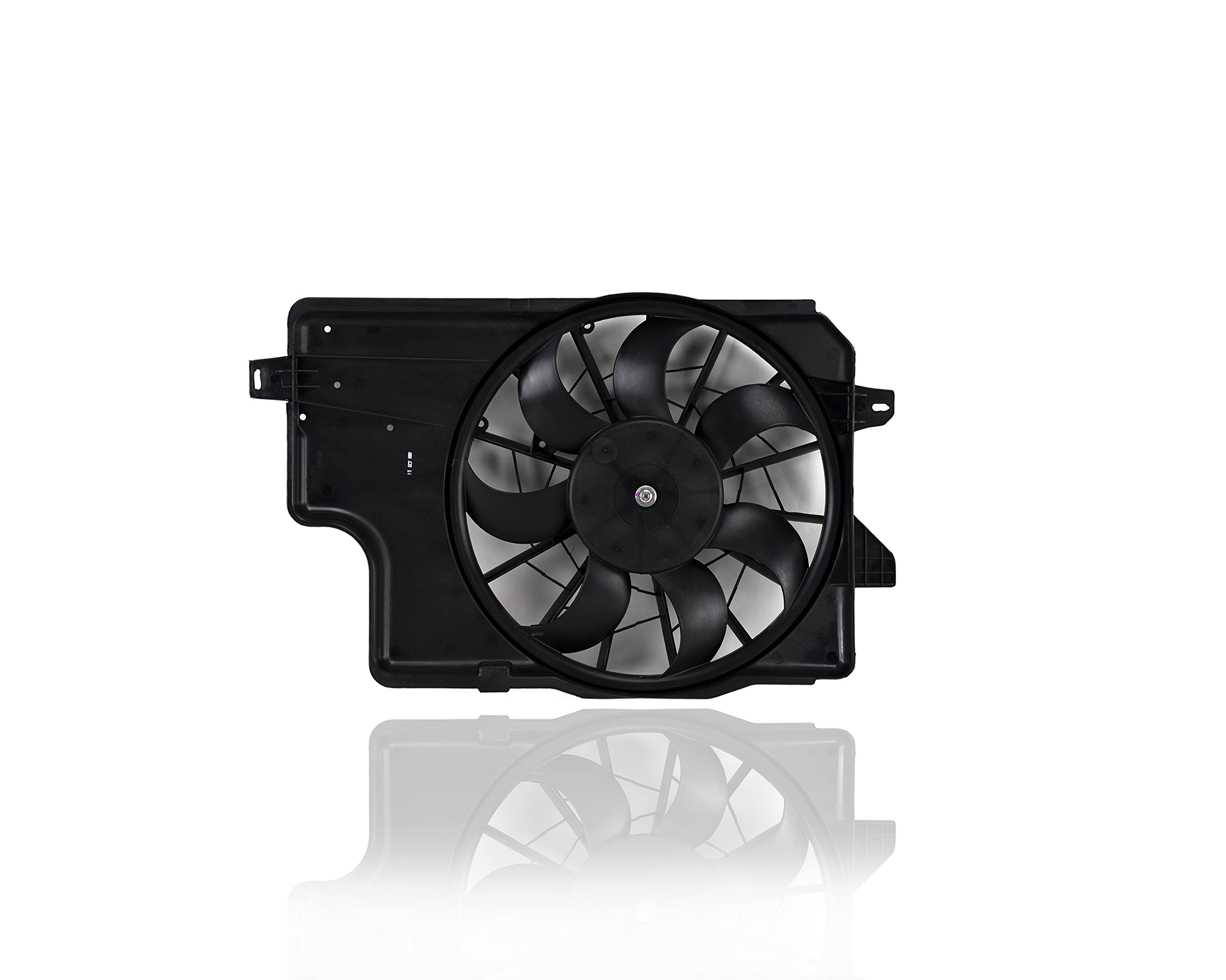 Replacement Dual Radiator and Condenser Fan Assembly for 1994-1996 Ford Mustang 3.8L V6 - Direct Fit Cooling System Upgrade - Perfect for Summer Driving and Engine Overheating Prevention