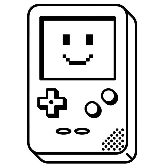 Premium Inkbox Temporary Tattoos - Semi-Permanent, Water-Resistant Fake Tattoo Lasts 1-2 Weeks | Happy Gameboy Design (3x3 inches) | Perfect for Parties, Festivals & Creative Self-Expression