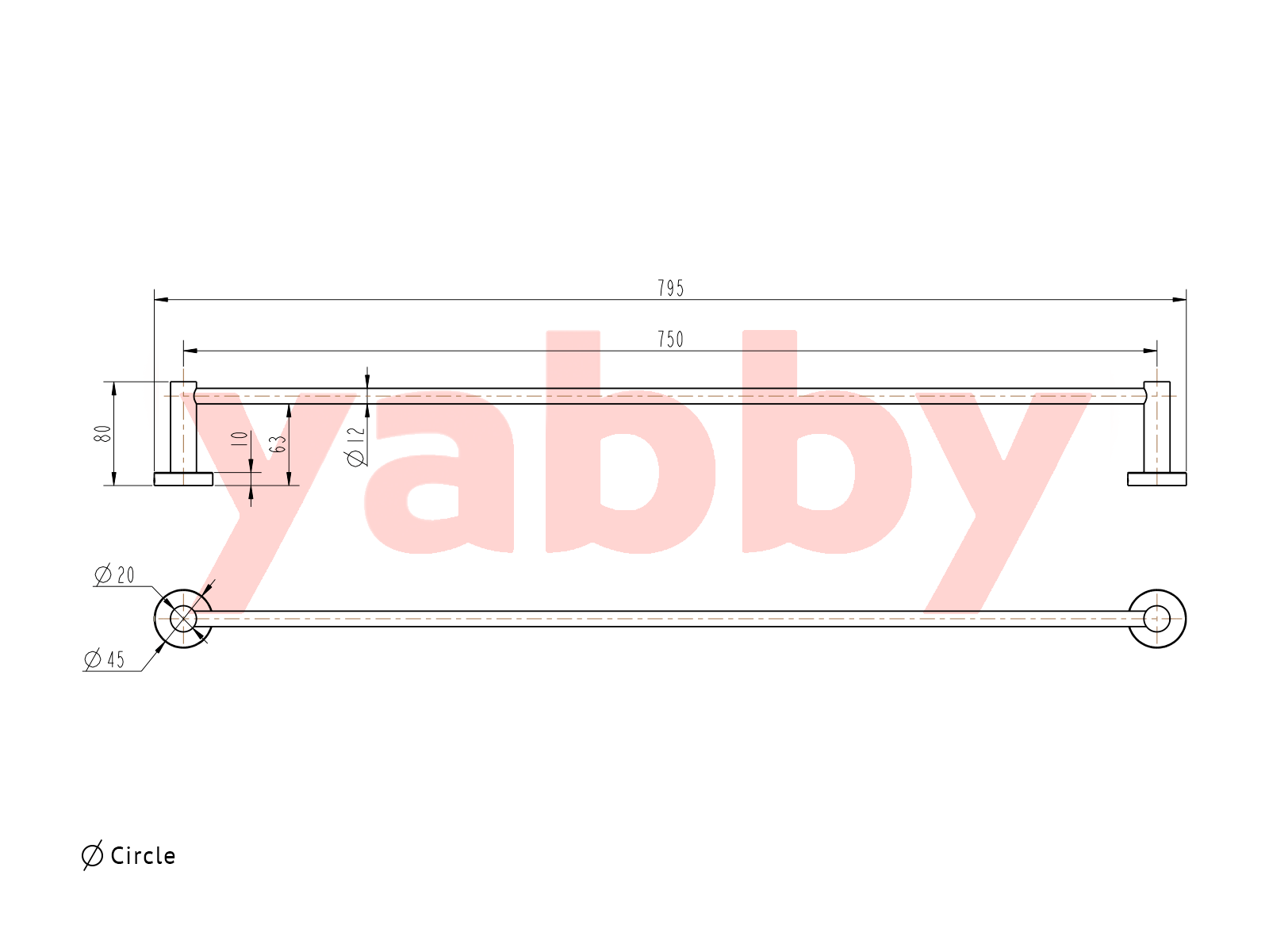 Premium Chrome Towel Rail - Modern Bathroom & Kitchen Storage Solution for Hand & Dish Towels