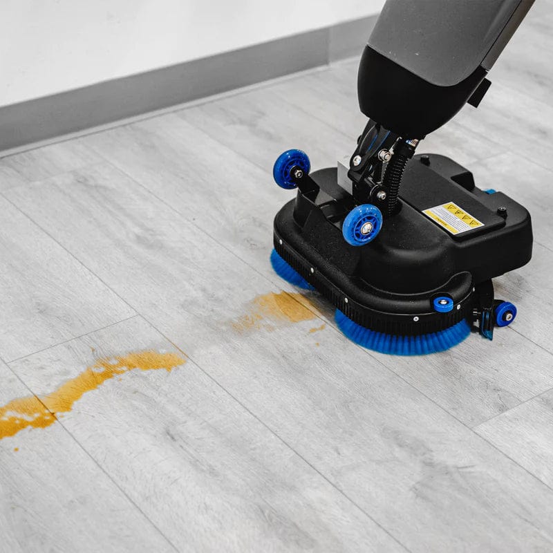 Prolux PLCC430BN Cordless Commercial Micro Dual Brush Floor Cleaner - Scrubber, Buffer & Polisher for Hardwood, Tile & Vinyl Floors - Ideal for Homes, Offices & Commercial Spaces