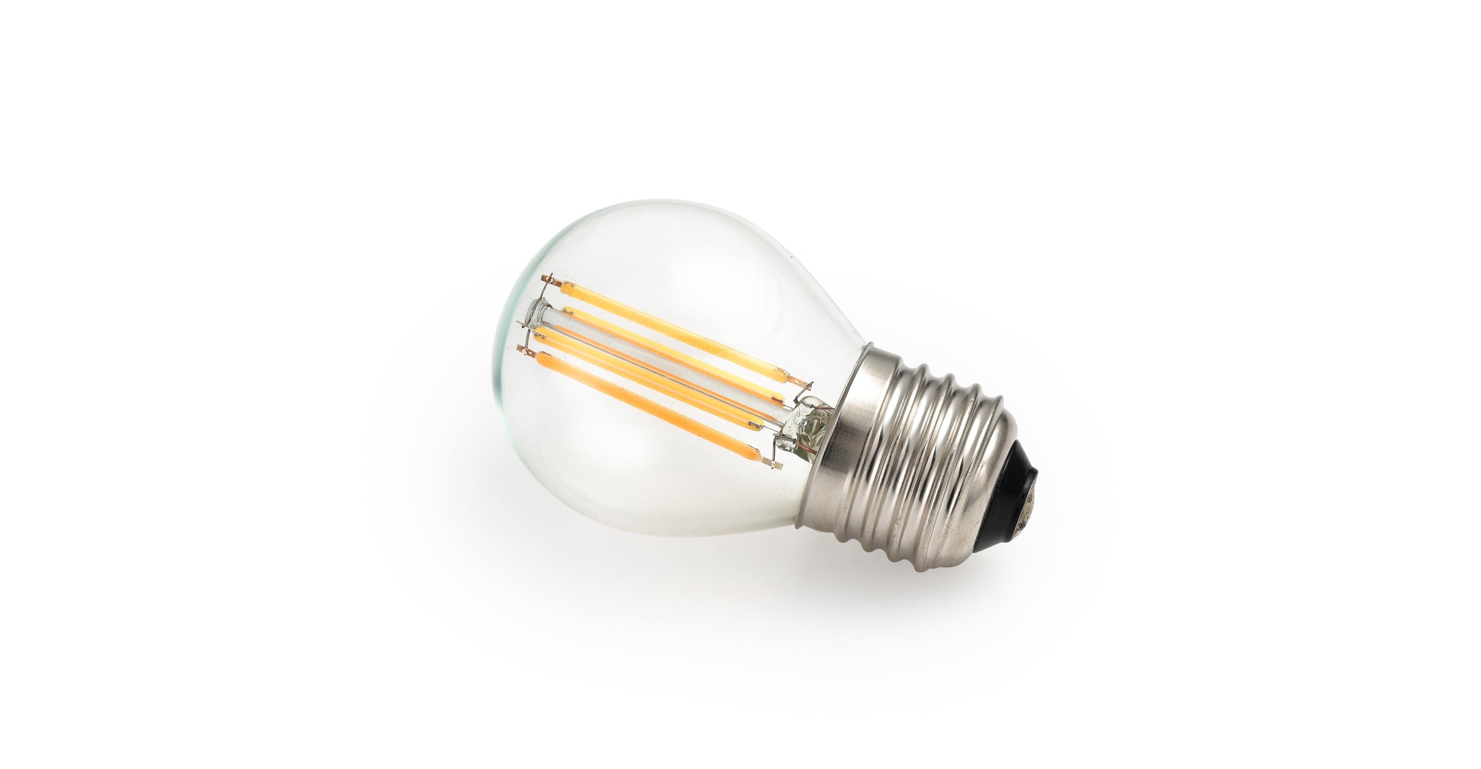Klur G45 Vintage LED Edison Bulb - Dimmable Warm White 2700K, E26 Base, 6W (60W Equivalent) - Perfect for Pendant Lights, Chandeliers, and Industrial Style Lamps