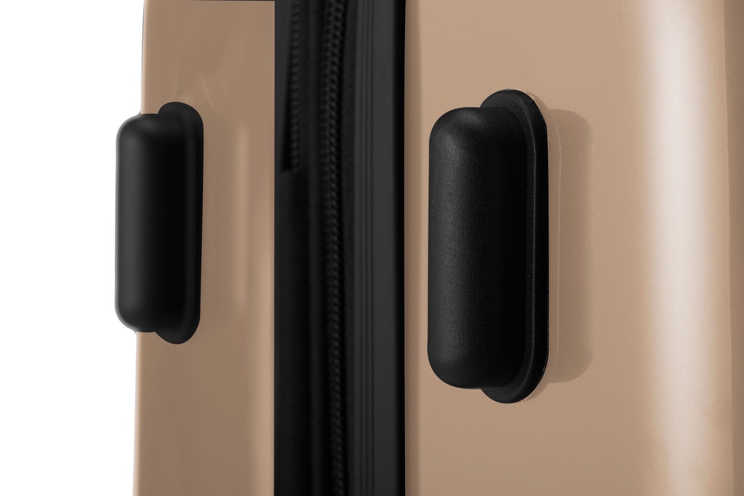 Premium Hand Luggage Carry-On Suitcase 65cm Champagne Color - Ideal for Business Travel & Weekend Getaways
