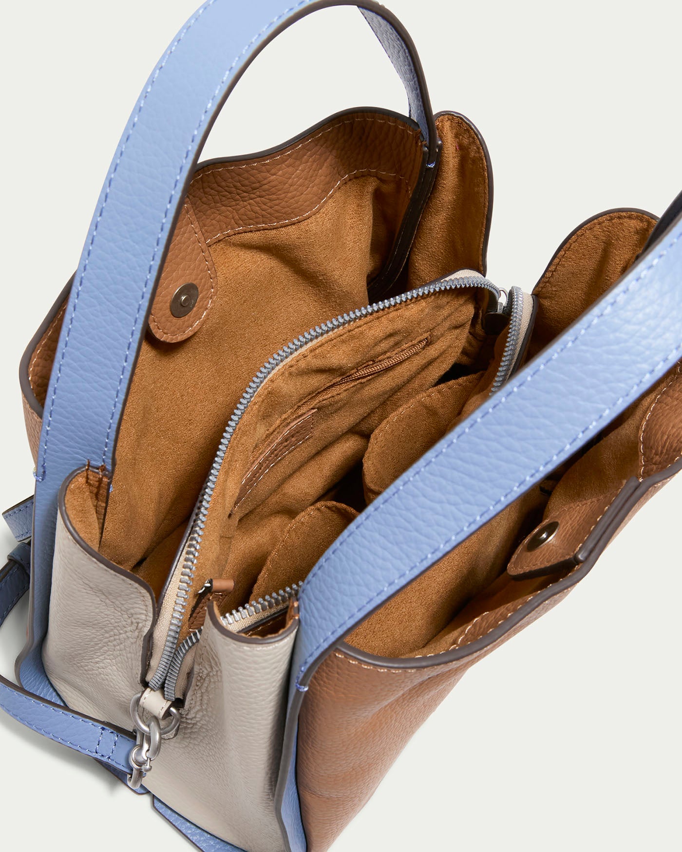 Auburn Triple Compartment Convertible Crossbody Bag for Women - Stylish & Functional Purse for Work, Travel & Everyday Use