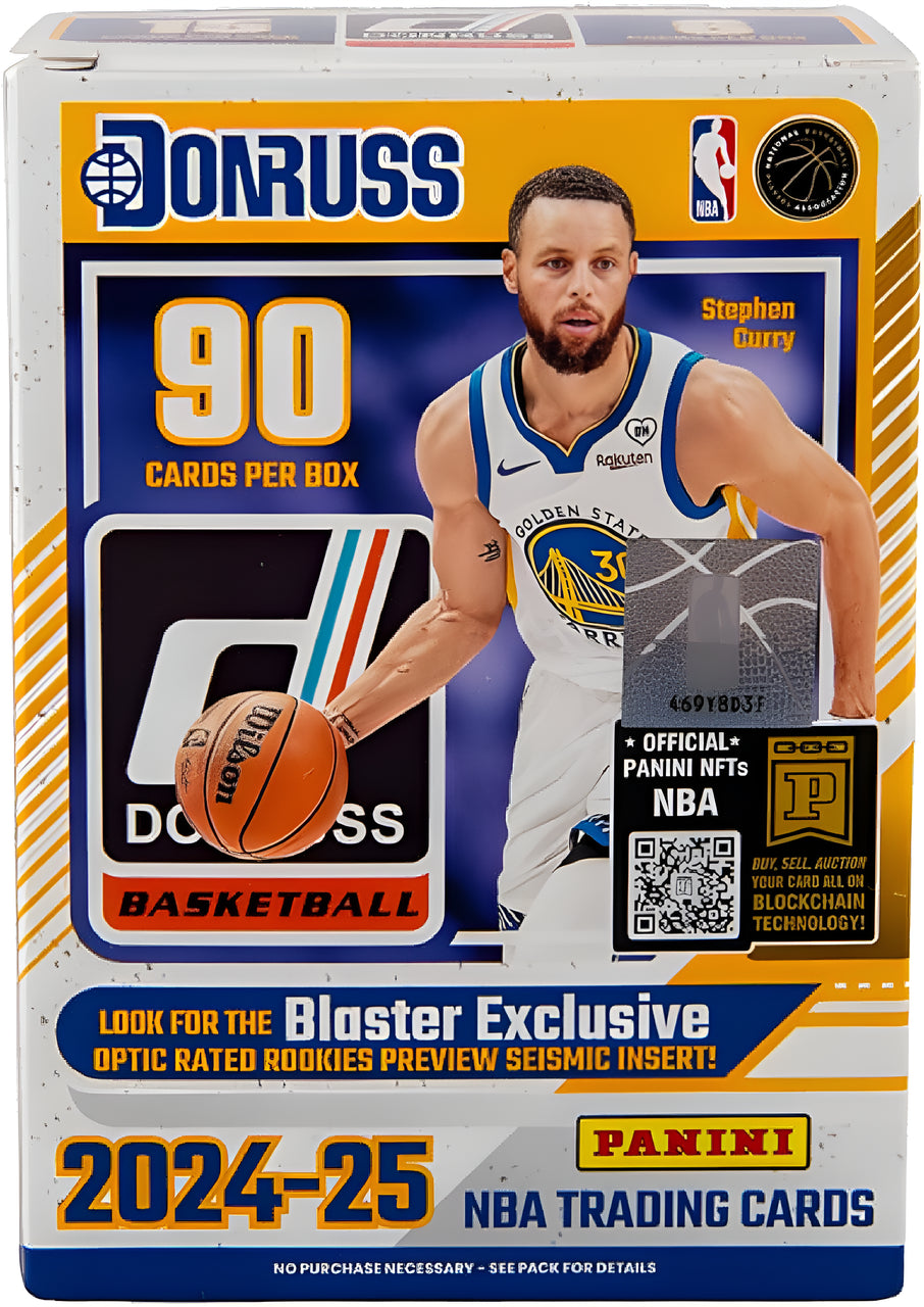 2024 Panini Donruss Basketball Trading Cards Blaster Box - 25 Packs | Collectible NBA Cards for Fans & Investors | Perfect for Trading, Collecting & Gifting