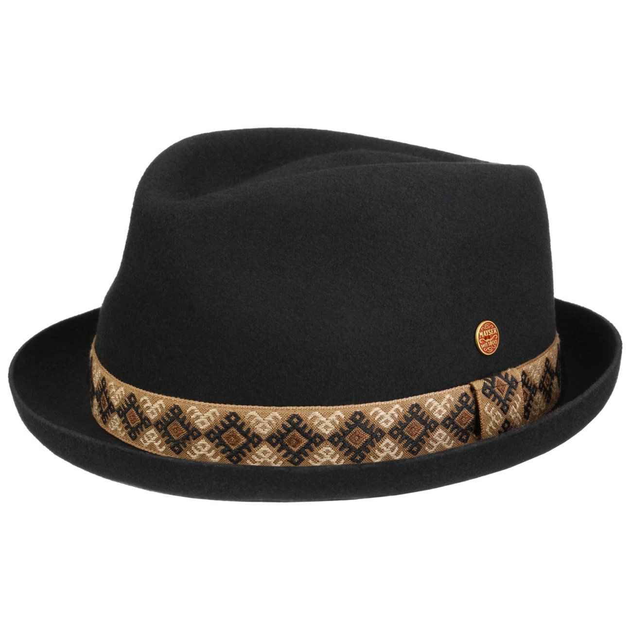 Stylish Samu Pork Pie Wool Hat by Mayser - Warm Winter Fashion Accessory for Men & Women | Perfect for Outdoor Activities, Casual Wear, and Cold Weather Protection