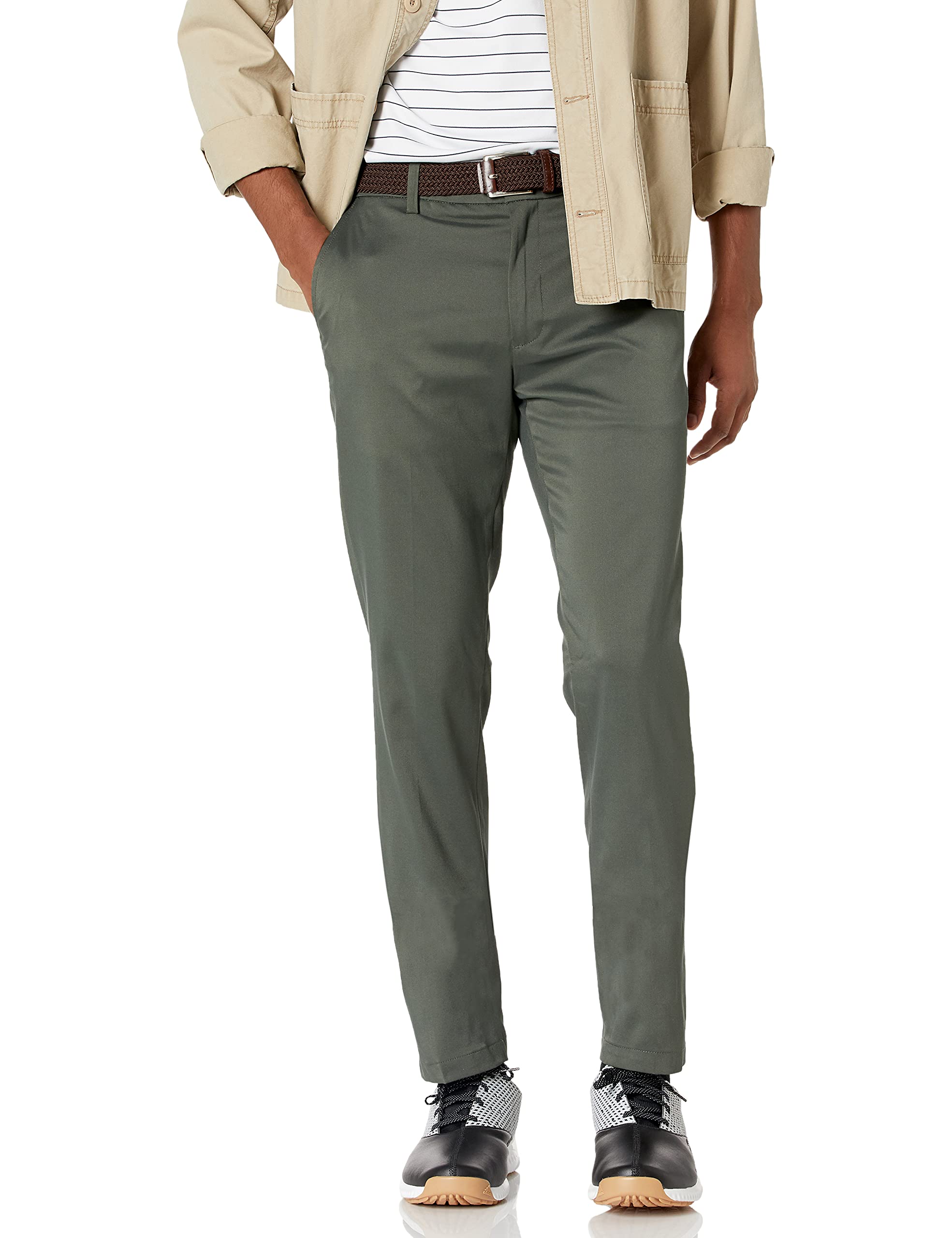 Amazon Essentials Men's Slim-Fit Stretch Golf Pants - Comfortable & Breathable for Golf, Office & Casual Wear | Moisture-Wicking & Flexible for All-Day Comfort