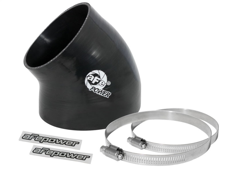 aFe Magnum FORCE Silicone Replacement Coupling Kit - 4.15in ID x 3.5in Length Elbow Reducer for Turbocharger & Intake Systems - High Performance Air Intake Hose Connector for Cars, Trucks & SUVs