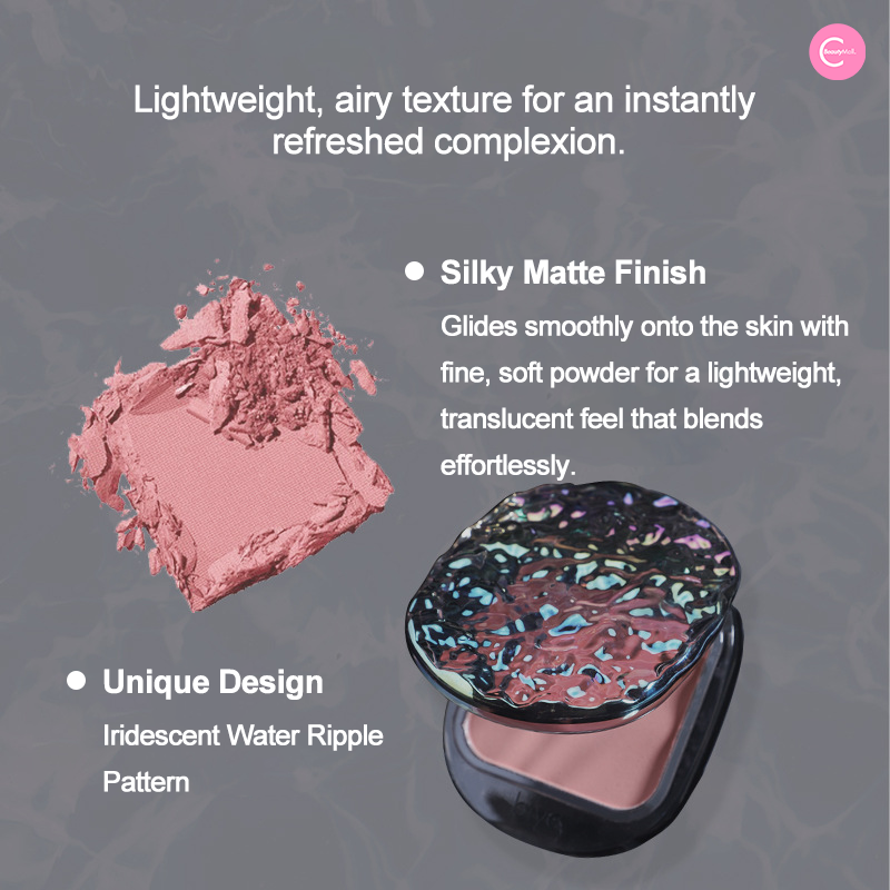 Biya Mirage Wave Blush Palette - 6 Color Matte & Shimmer Blush Set for Cheeks, Buildable & Blendable Makeup - Perfect for Everyday Wear, Date Night & Special Occasions