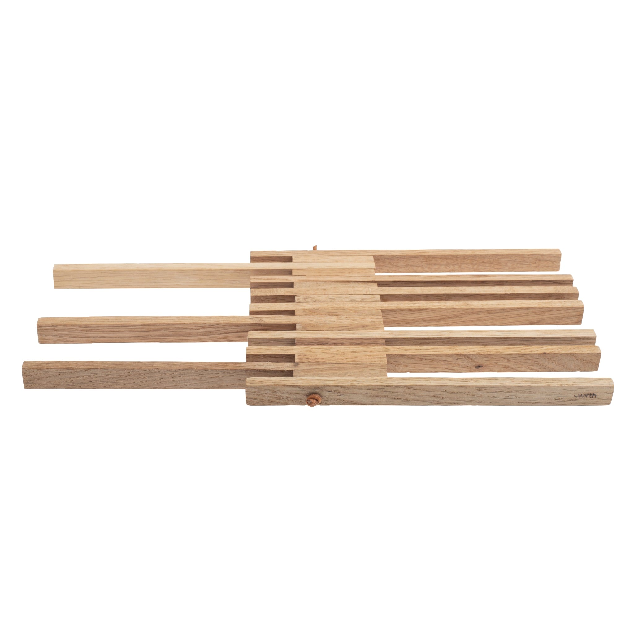 EKTA LIVING Oak Wood Table Frame Trivet - Heat Resistant Coaster for Dining Table, Kitchen Counter, and Coffee Table Protection