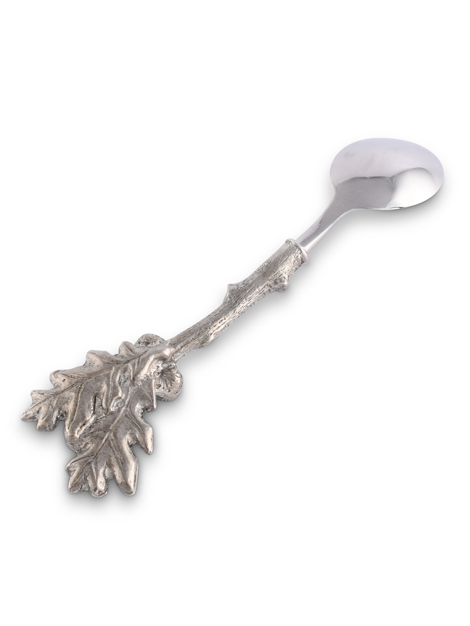 Handcrafted Acorn & Oak Leaf Spoon - Unique Wooden Kitchen Utensil for Cooking, Baking & Serving - Perfect for Rustic Dining & Gift Giving