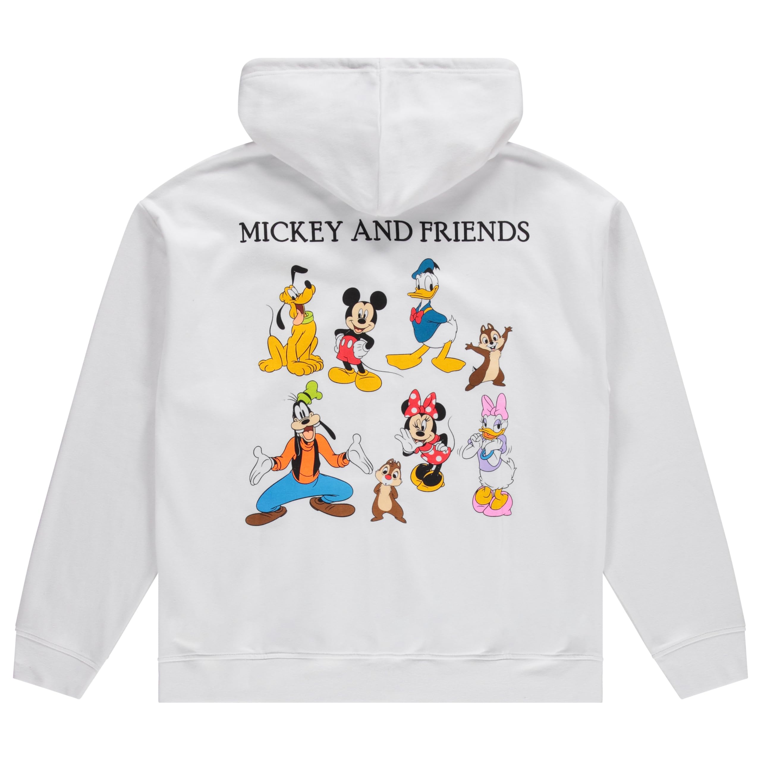 Disney Mickey Mouse Classic Zip-Up Hoodie for Women - Mickey and Minnie Mouse Design - Cozy Pullover Sweatshirt for Casual Wear, Lounge, and Disney Theme Parties